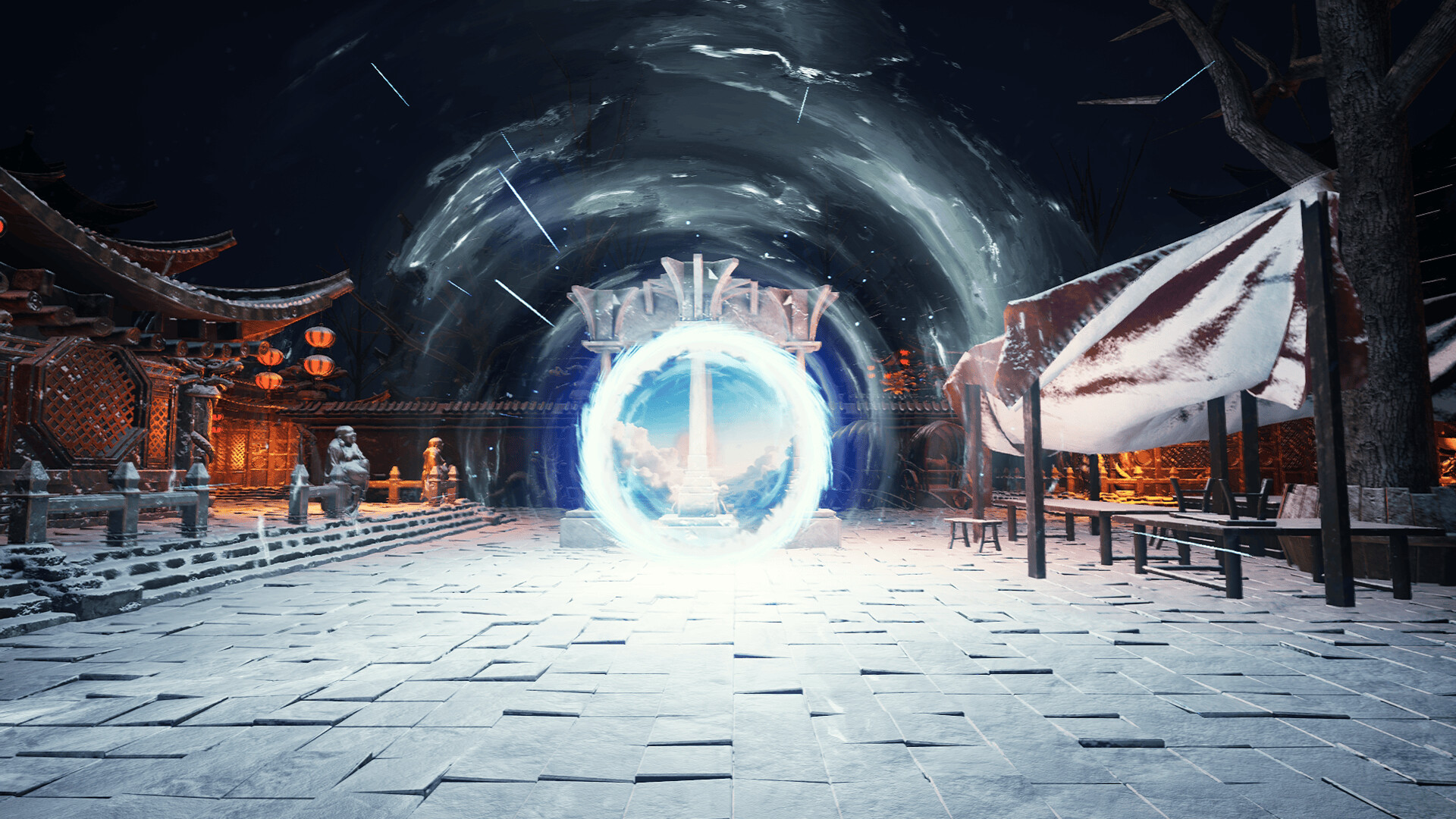 廣闊的場景探索，每一個角落都可能隱藏著故事與危險