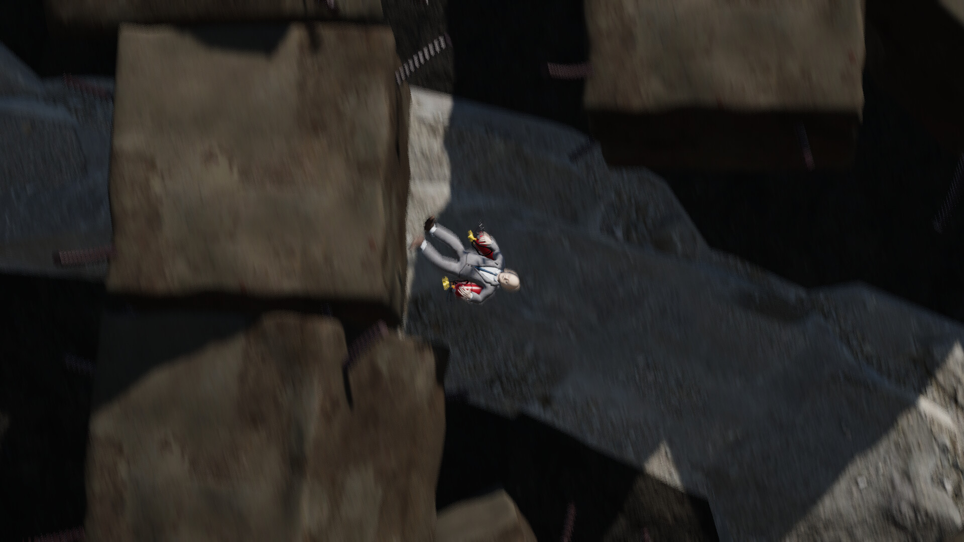 遊戲場景光影效果不錯，營造出既真實又荒誕的氛圍