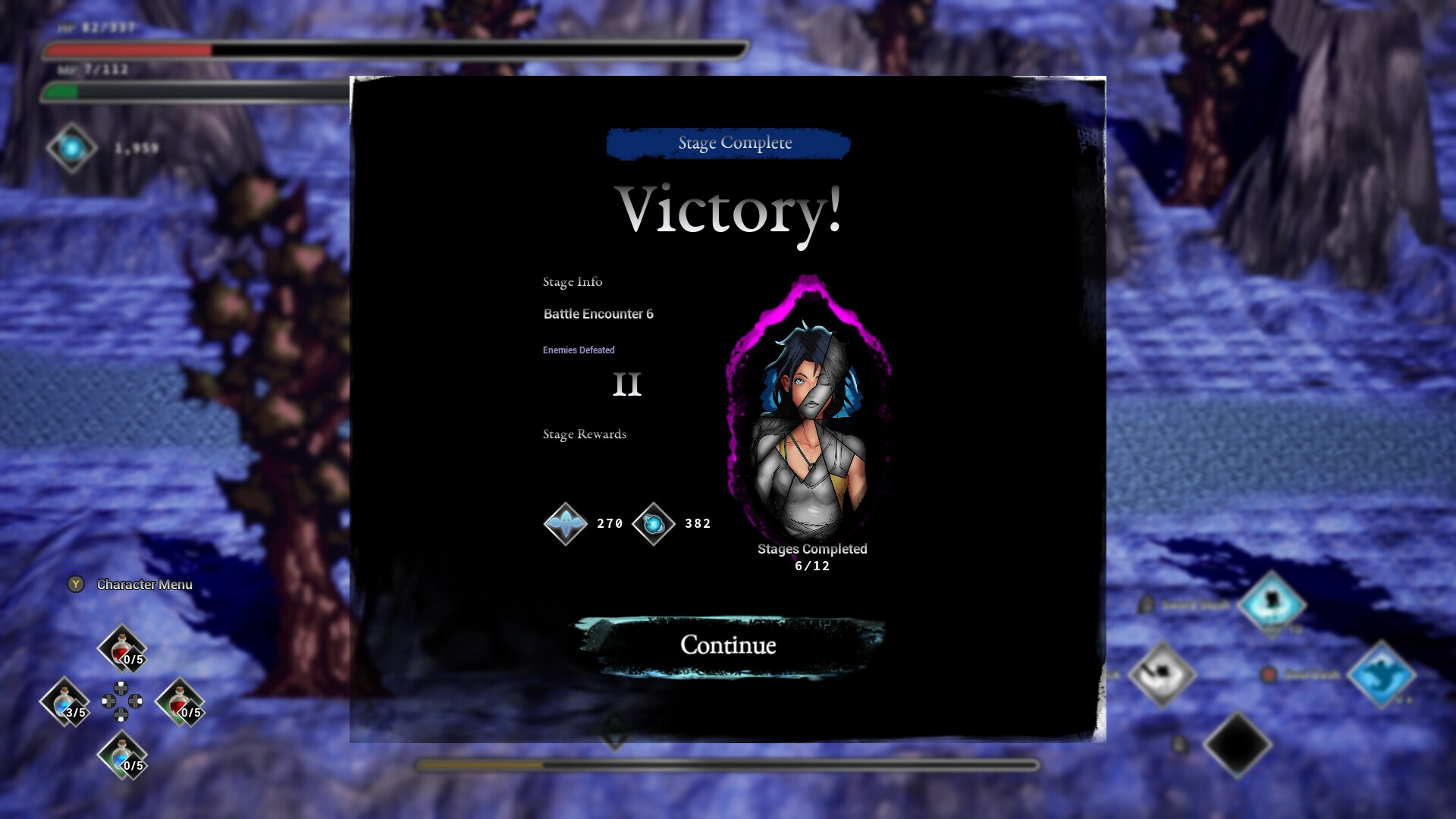 另一個角度的戰鬥畫面，展現多樣化的技能特效