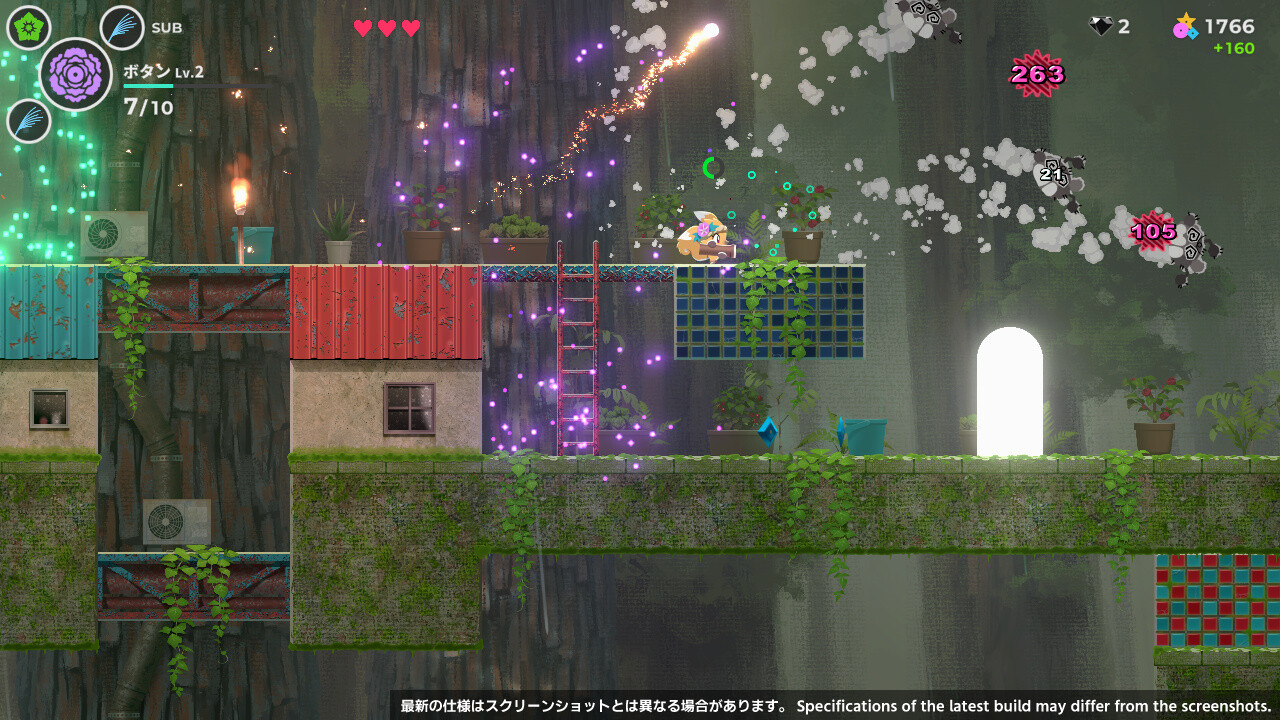 Respark 隨機生成的平台關卡與敵人