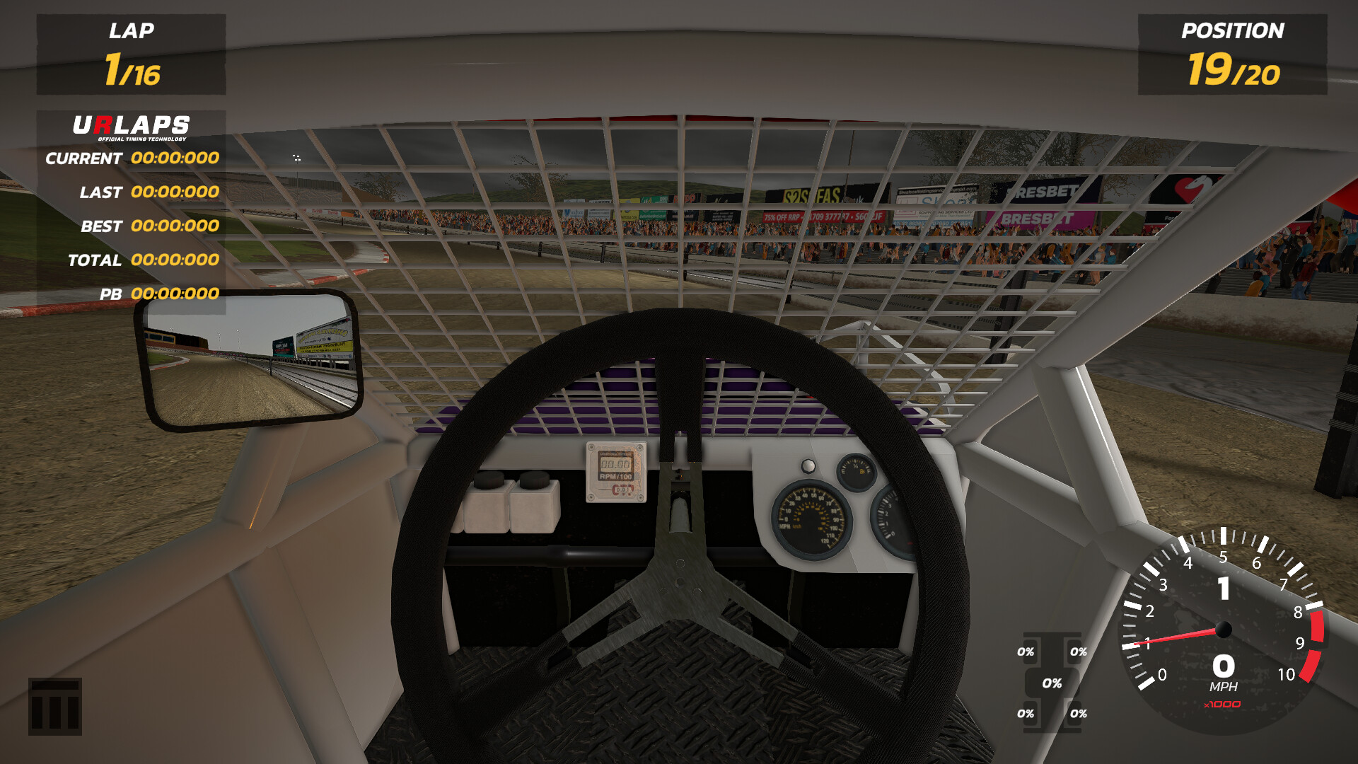 遊戲中的賽車特寫，展現車輛細節