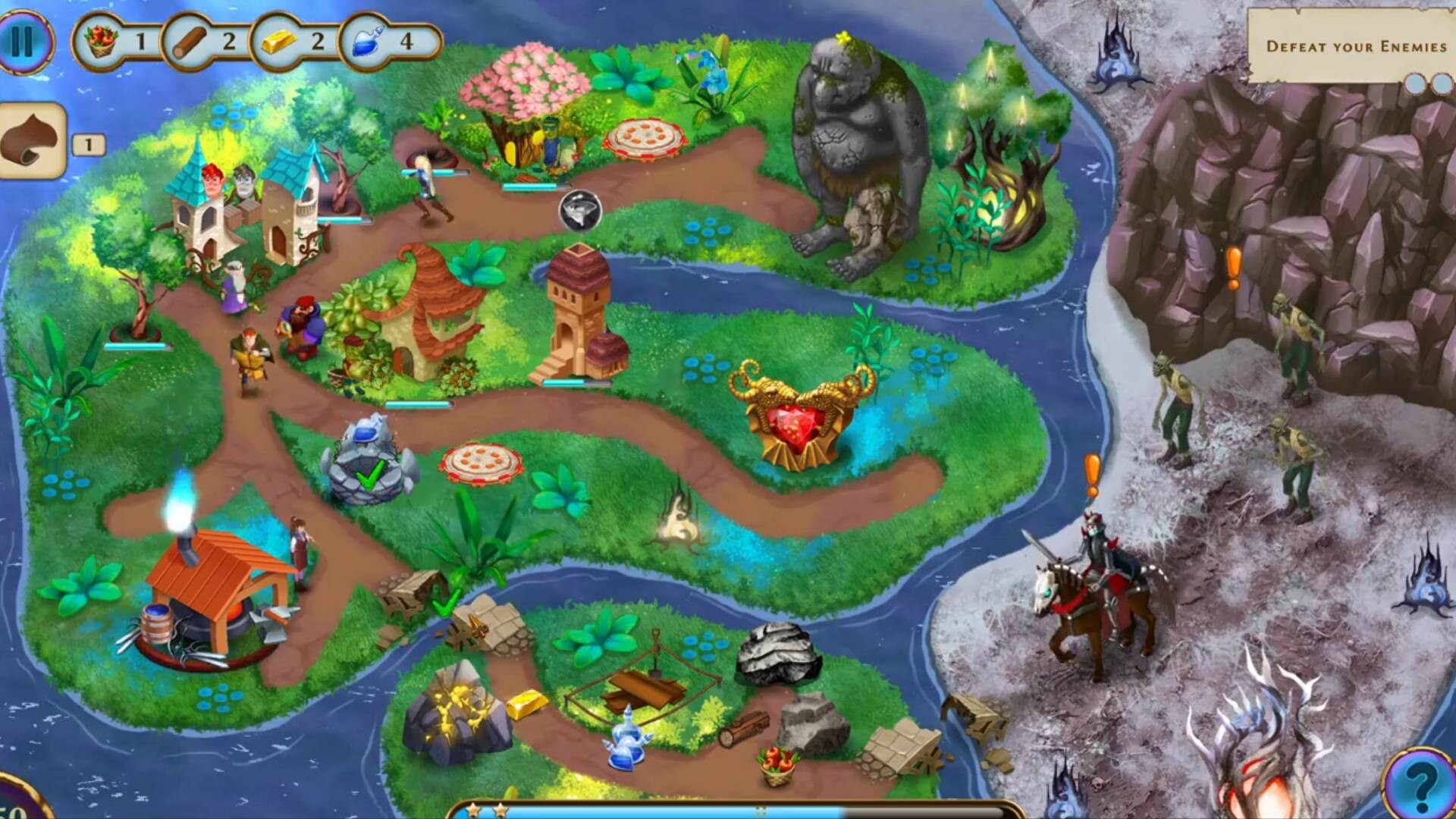 遊戲截圖：夜晚場景與光影效果