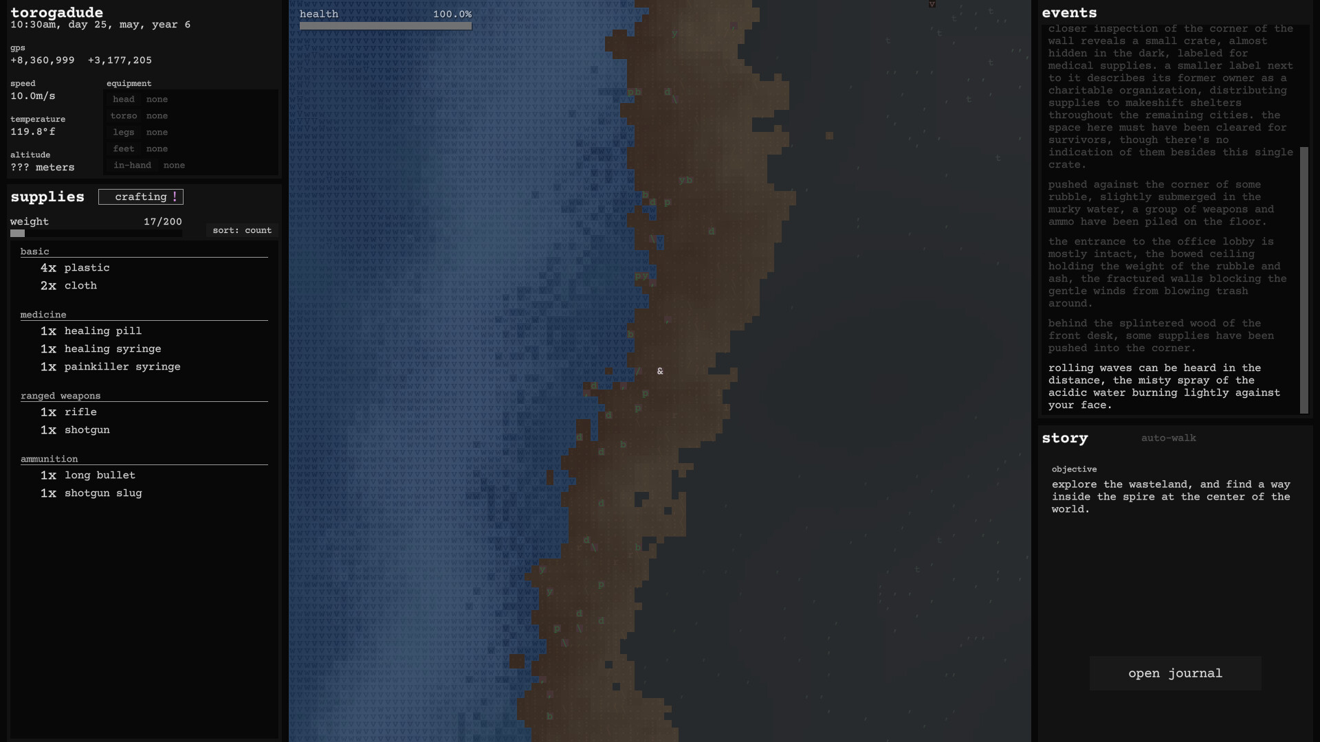 獨特的網格狀移動與文字敘事介面