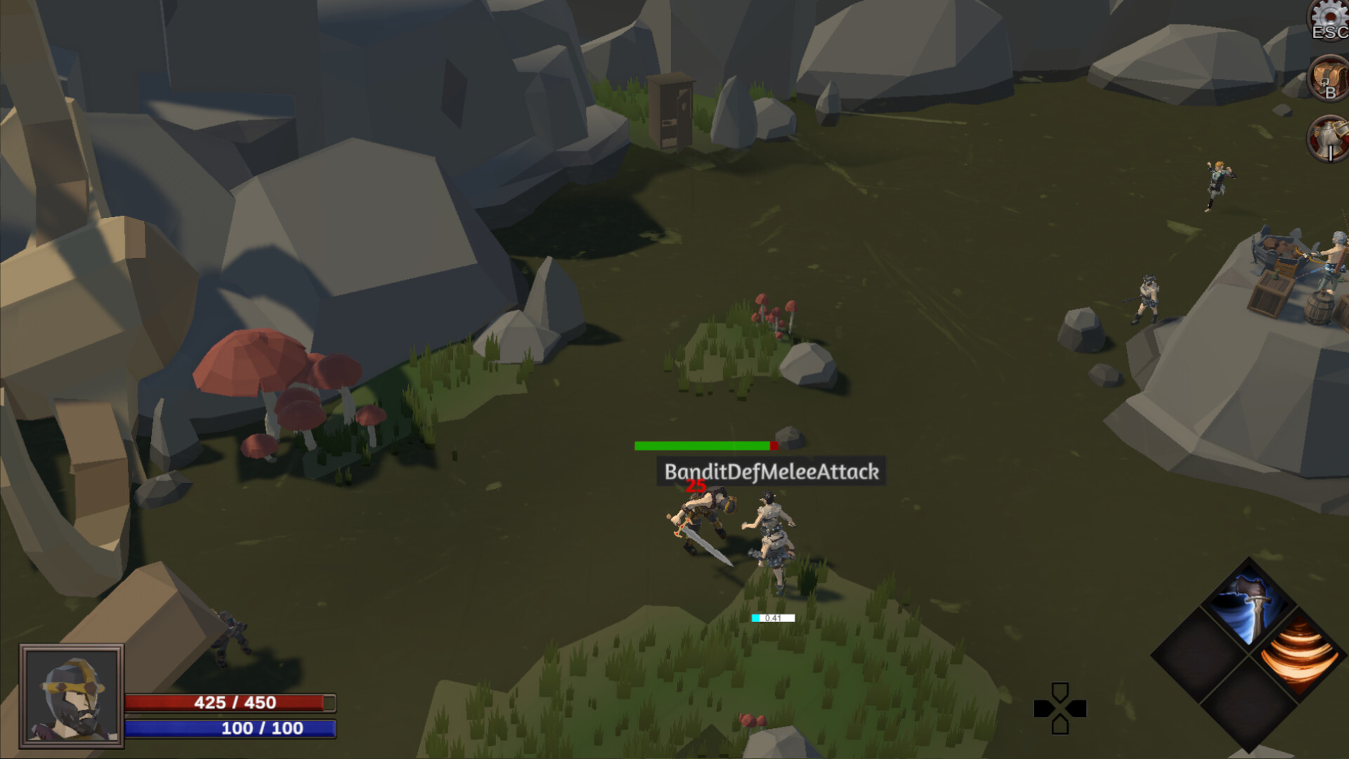 戰鬥系統強調物理碰撞與時機判斷，玩家需在混戰中精準出招。