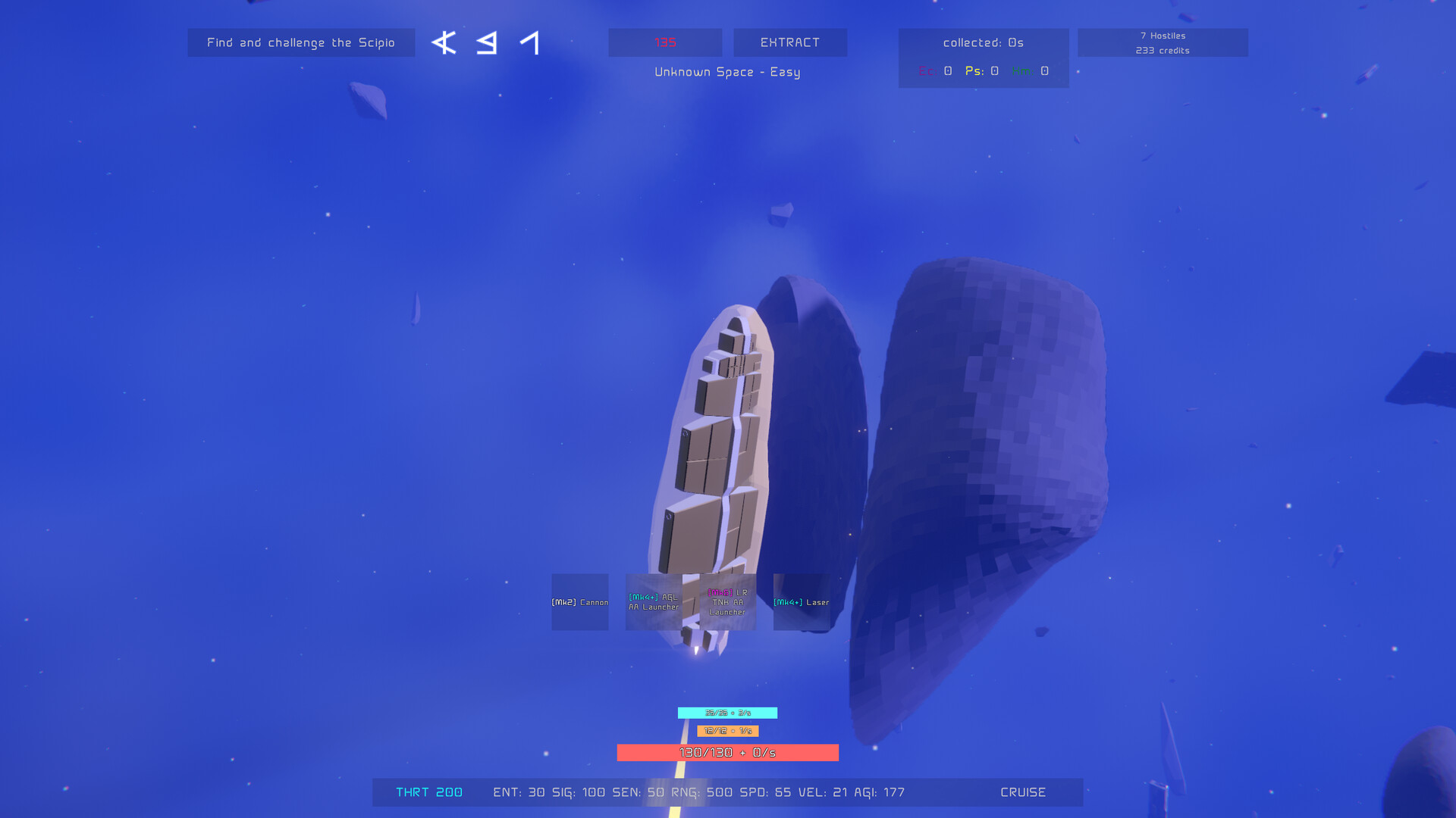 激烈的太空戰鬥場面