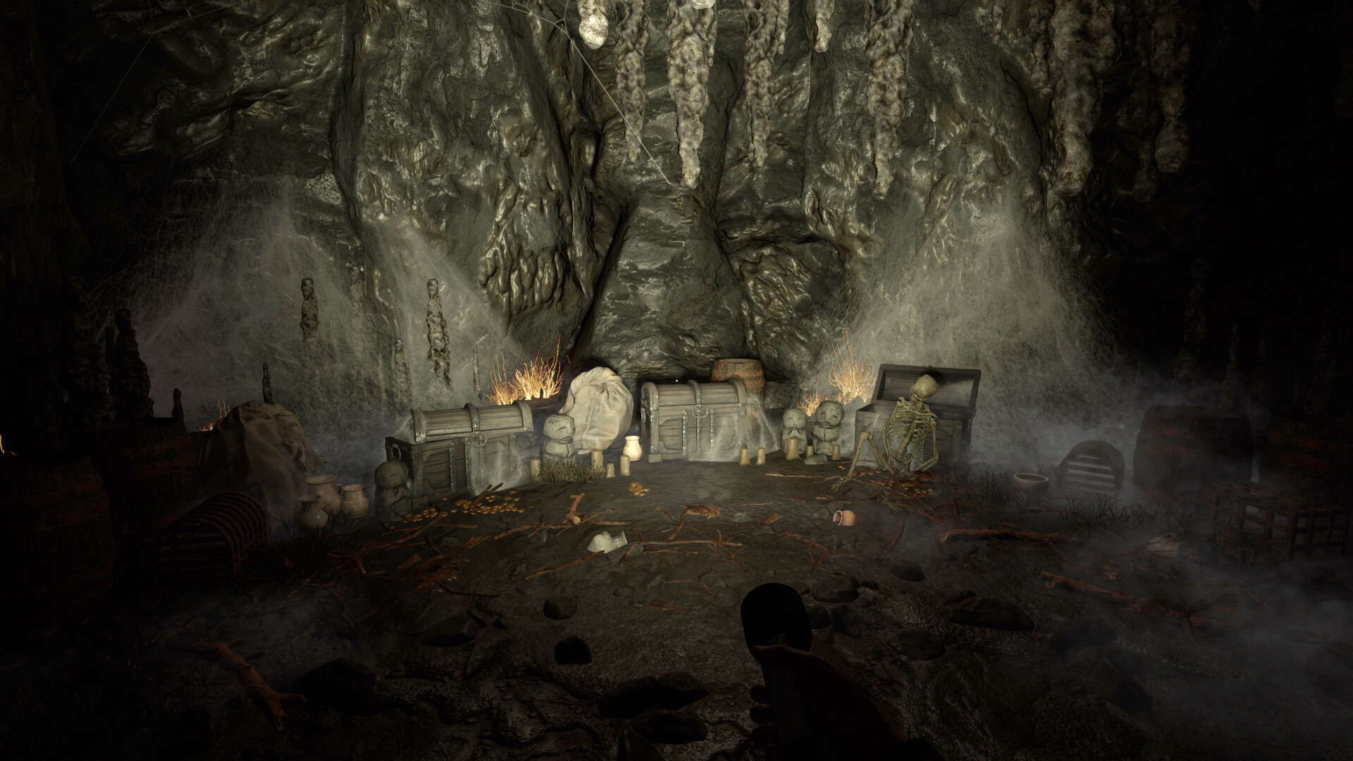 遊戲場景展現了驚人的光影效果與幽閉恐懼感