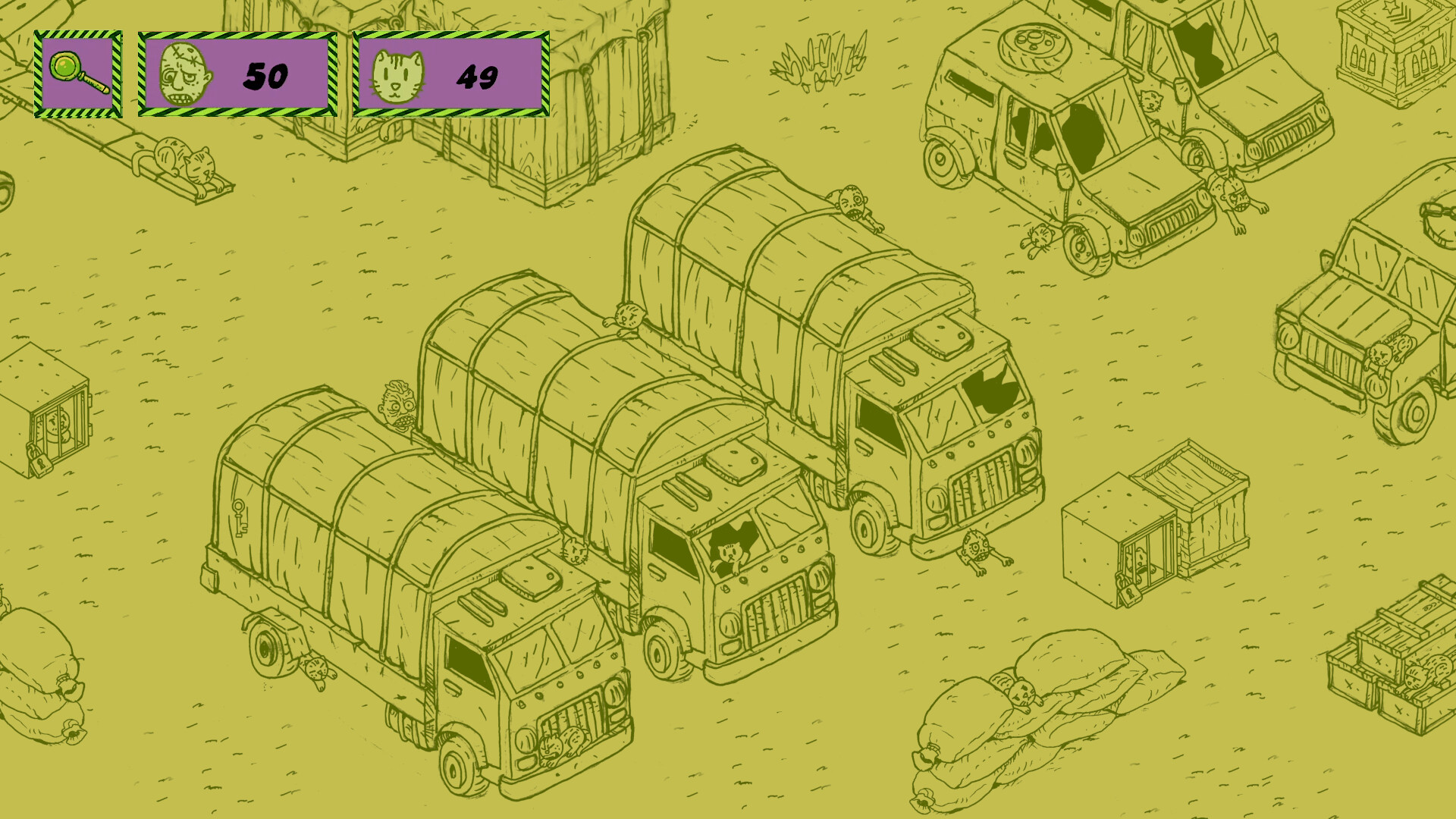 另一個複雜的遊戲場景,展現了遊戲豐富的內容