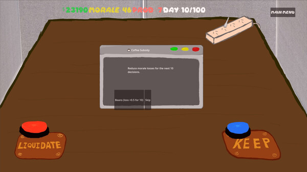 遊戲中充滿張力的對話場景，每一個決定都可能引發連鎖反應。