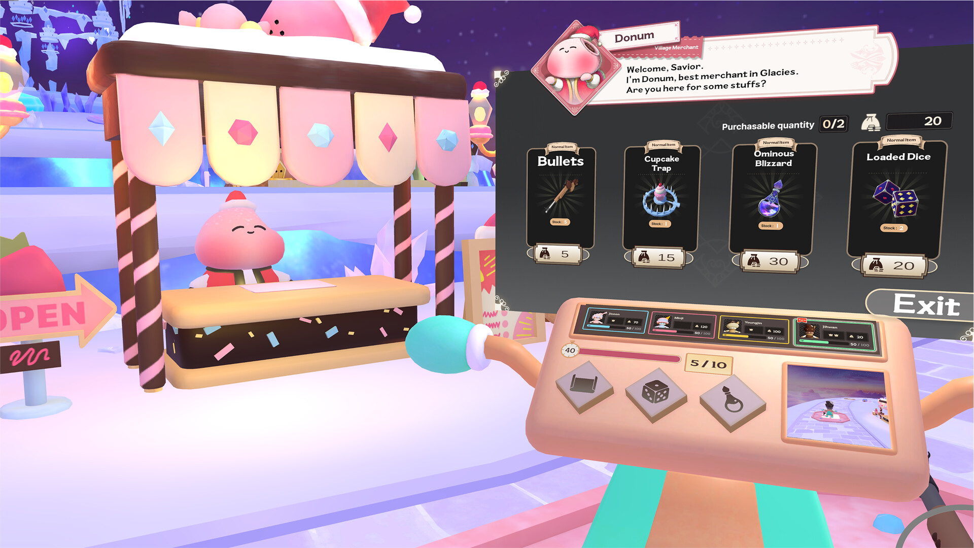 充滿奇幻色彩的遊戲場景，展示了巨大的植物與獨特的棋盤設計