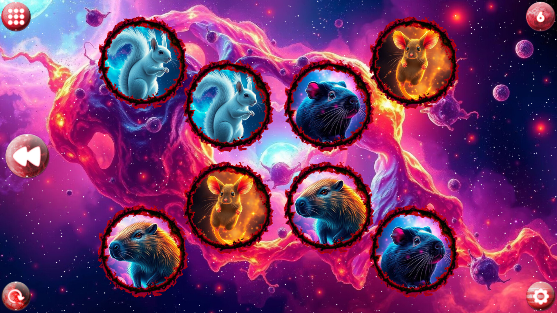 色彩繽紛的遊戲介面與可愛插圖