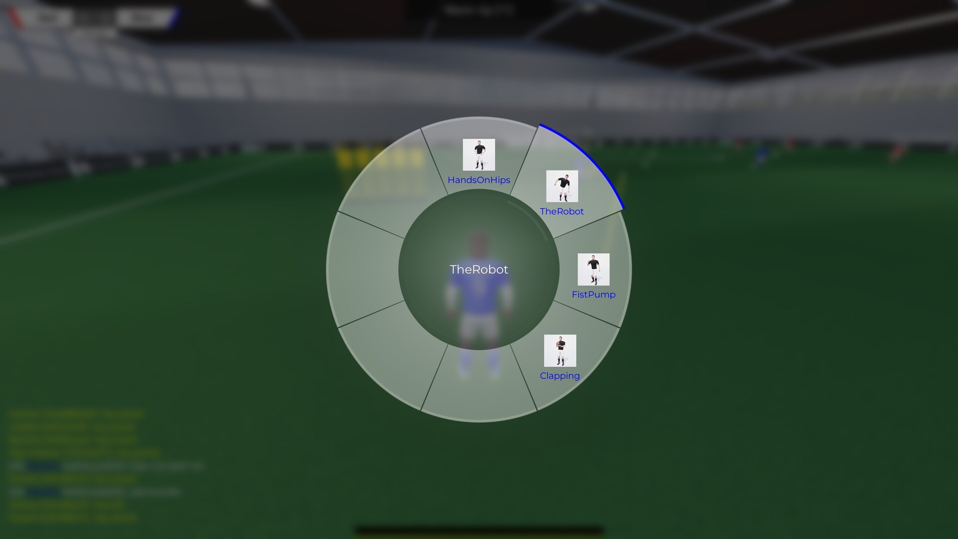 夜間球場模式，燈光效果與球員的陰影呈現出不同的比賽氛圍。