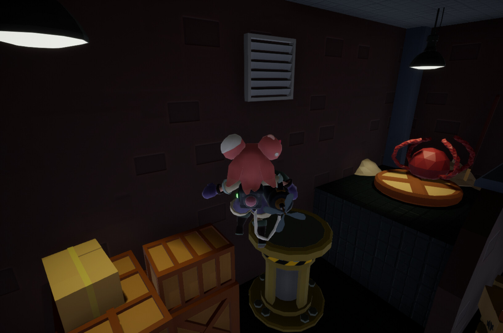 充滿挑戰性的工廠內部構造