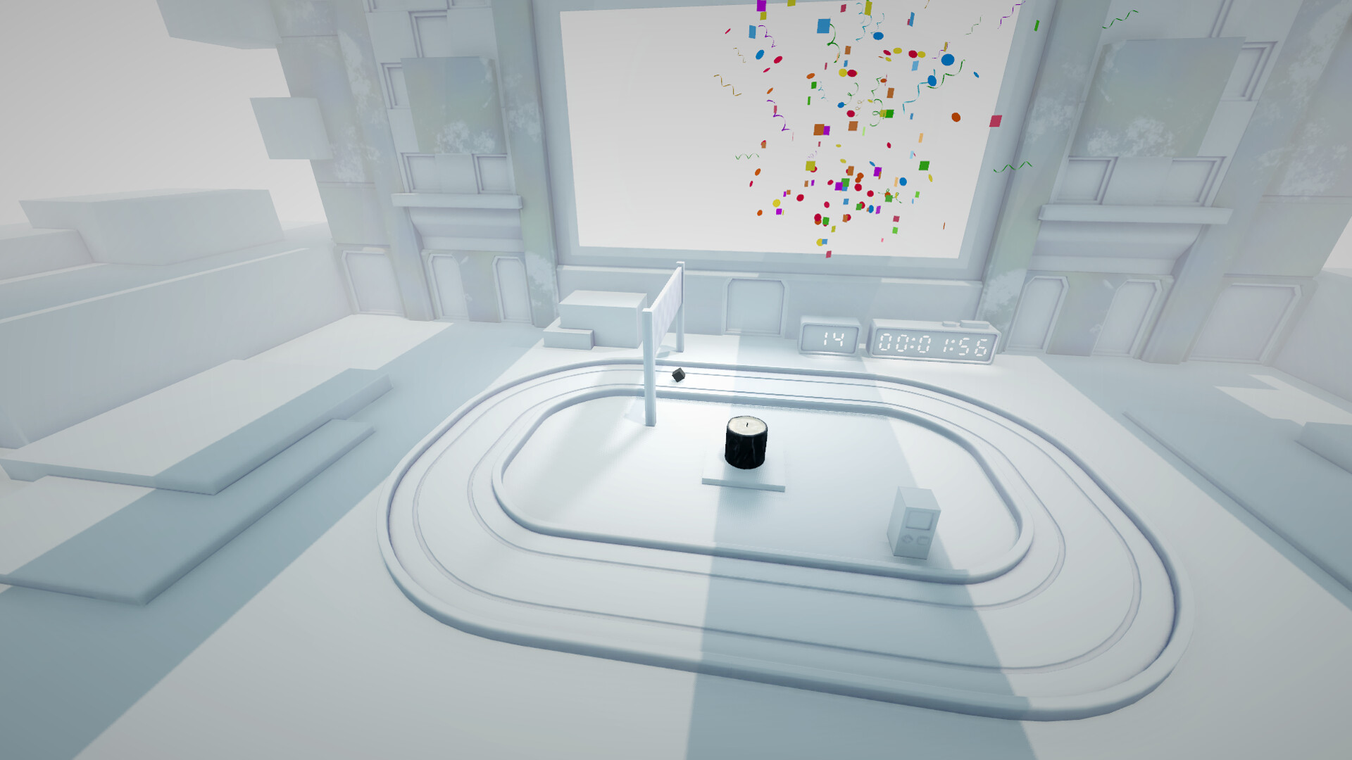 遊戲場景展示，光影與色彩的運用營造出獨特的氛圍。