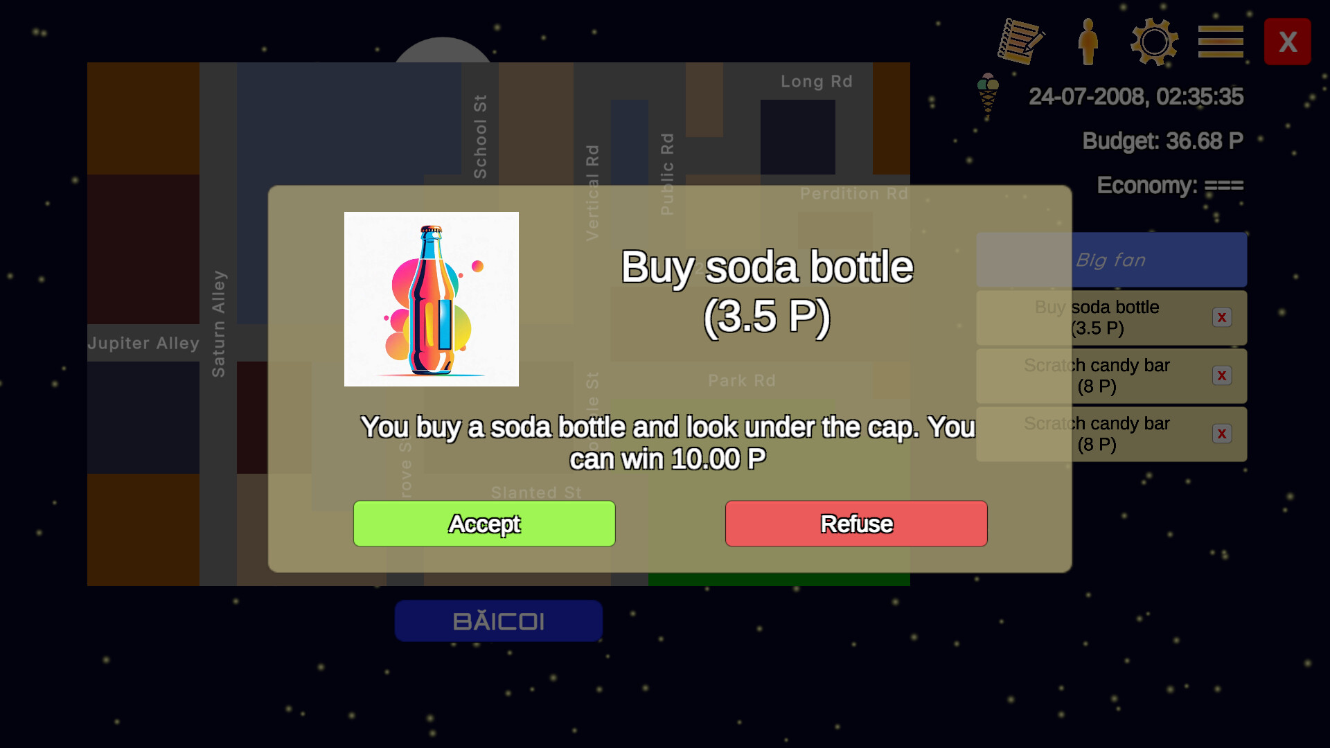 magnat 遊戲內選單介面