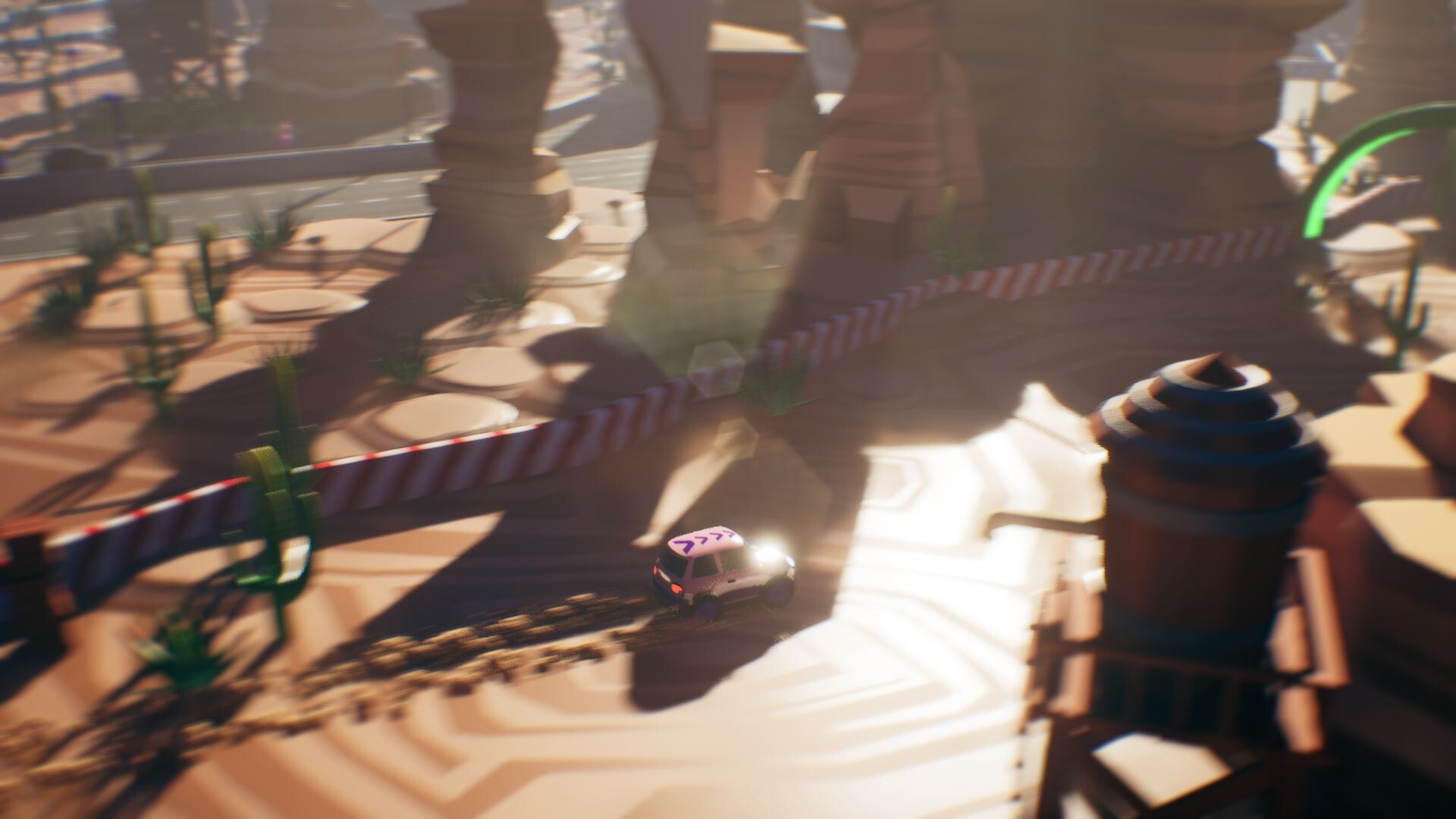 Carbox 遊戲內賽車畫面