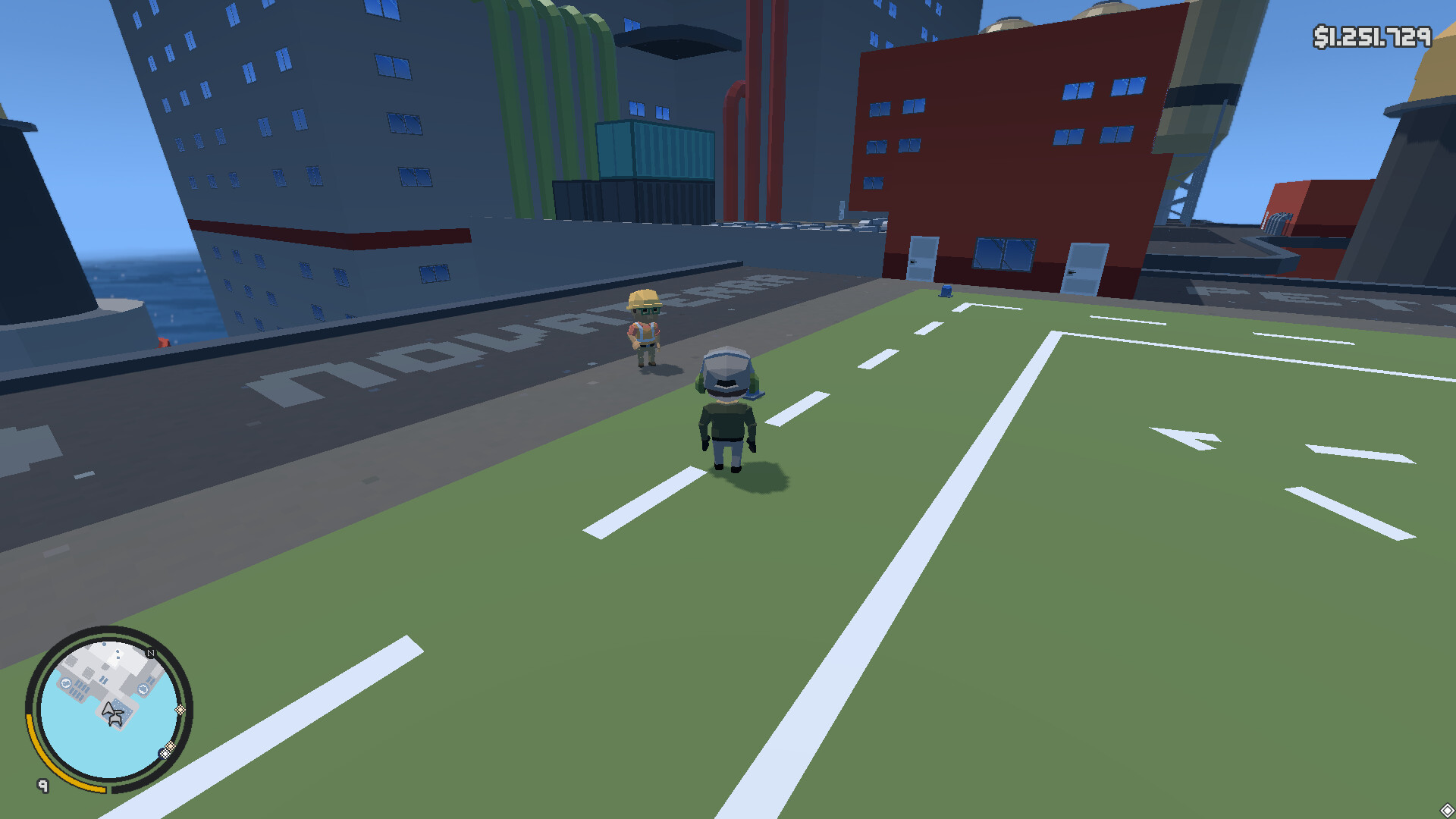 一架醫療直升機降落在高速公路的交通事故現場。