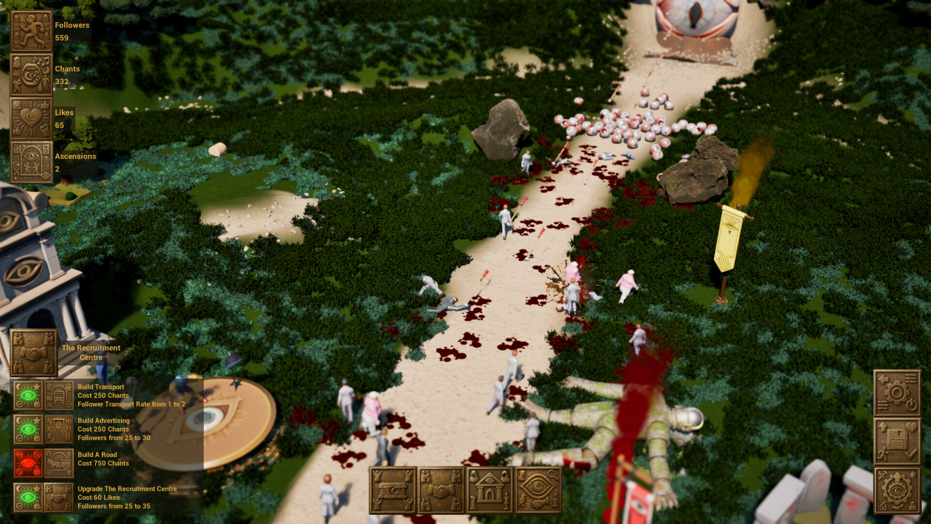 遊戲中充滿了各種怪誕而有趣的升級選項。