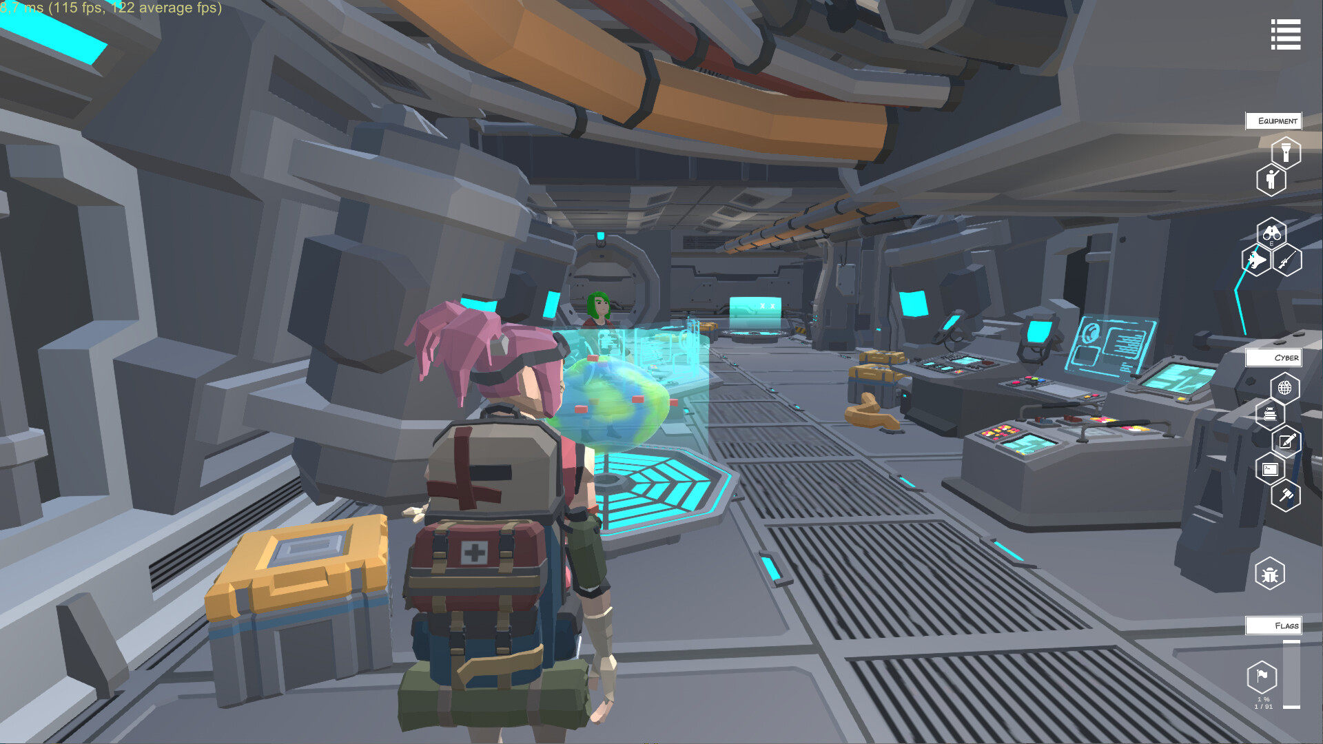 遊戲中的實地潛入場景