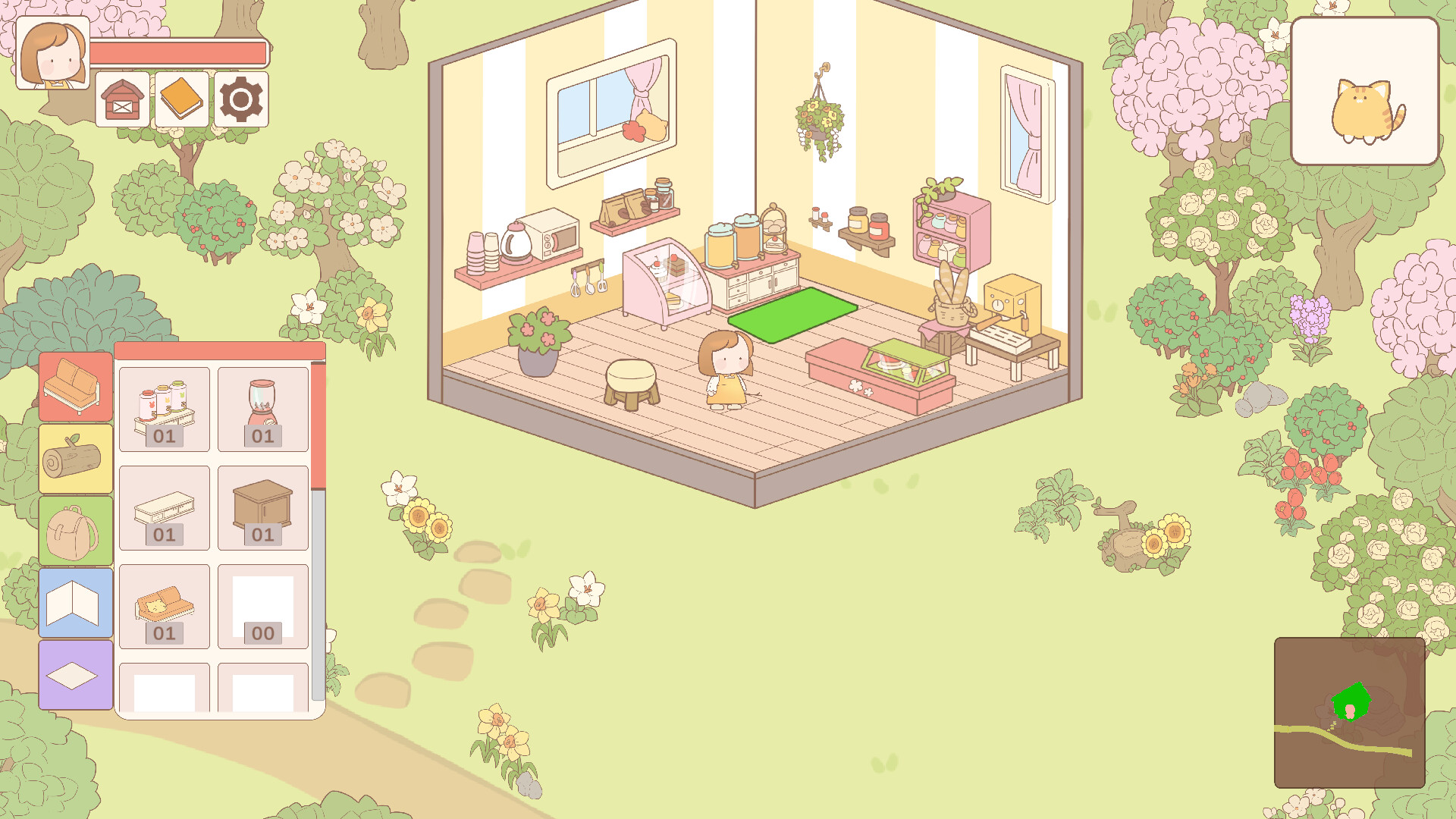 LetDeco 遊戲截圖:收集素材