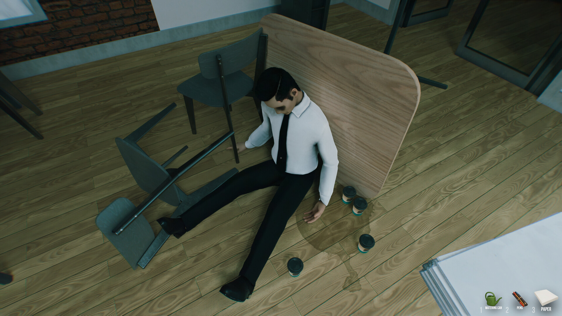 遊戲截圖:令人不安的走廊盡頭