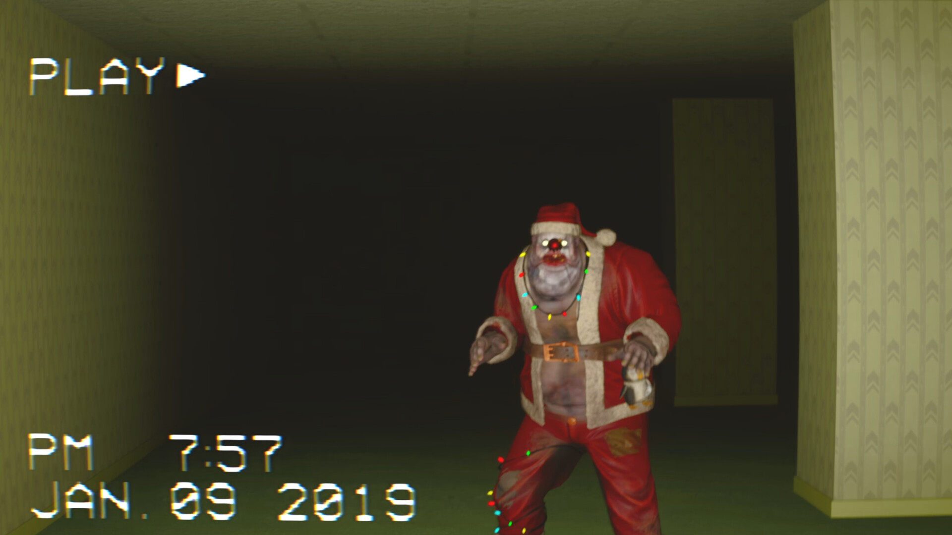 Backrooms Santa Enemy Encounter