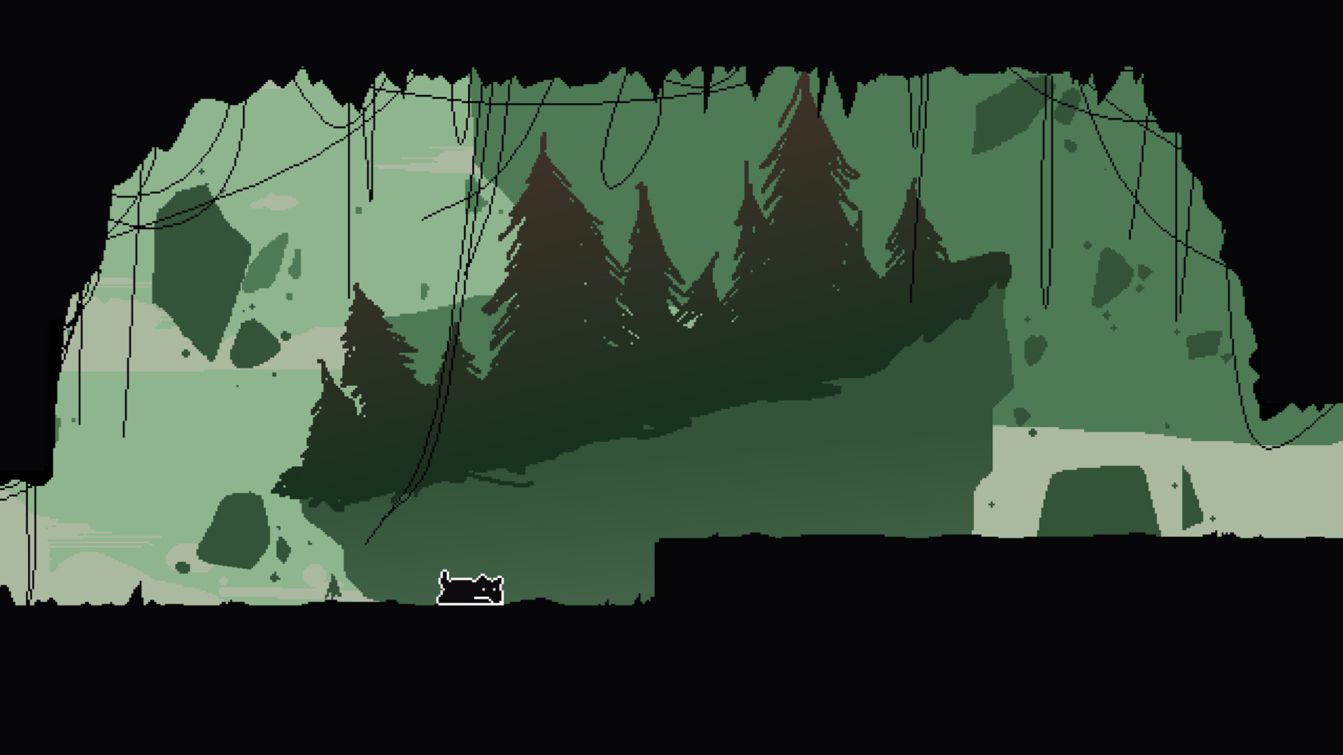 主角在充滿危險與挑戰的關卡中進行平台跳躍