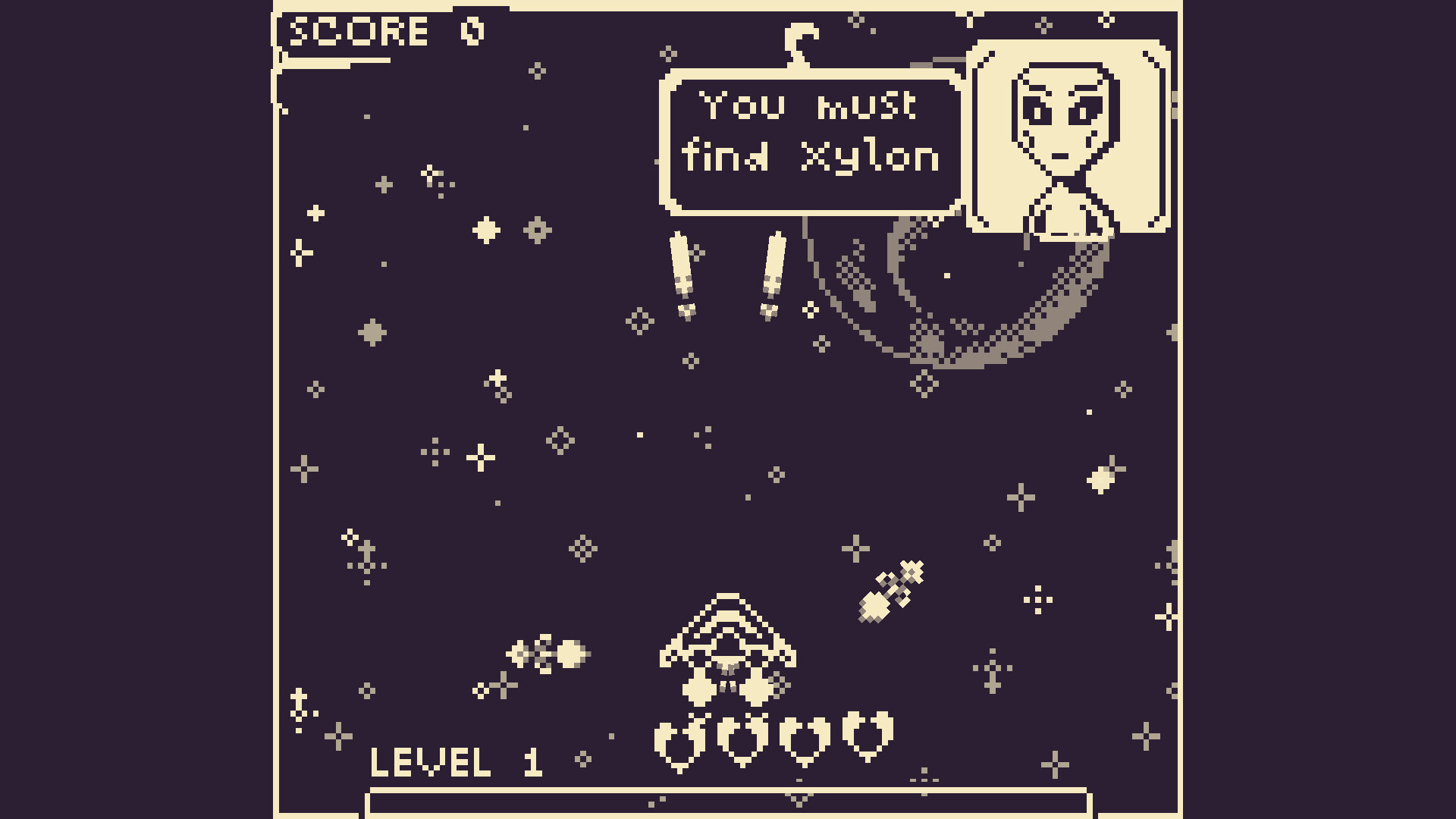 Xylon 遊戲實機畫面,展現復古單色風格