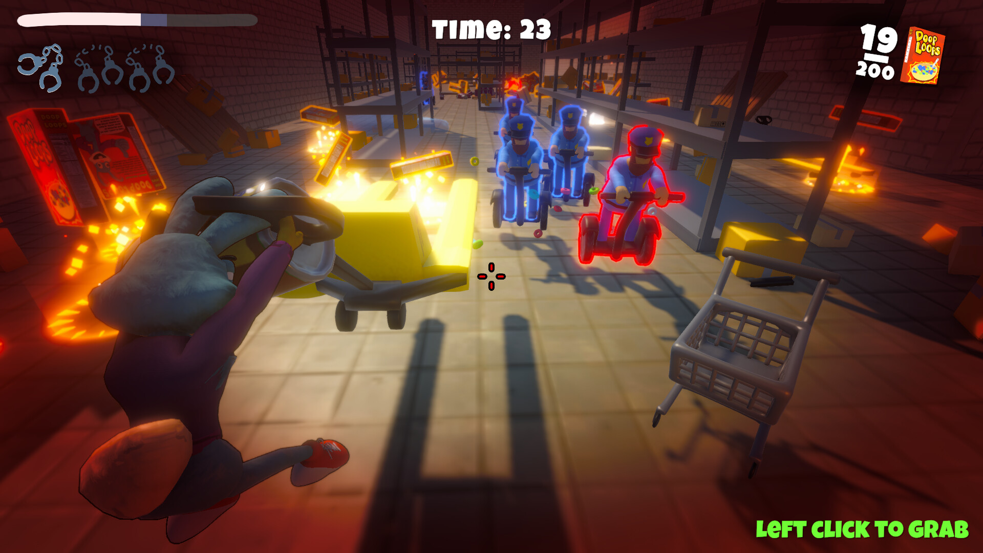 面對巨大的Boss戰，場面既緊張又充滿卡通風格的趣味