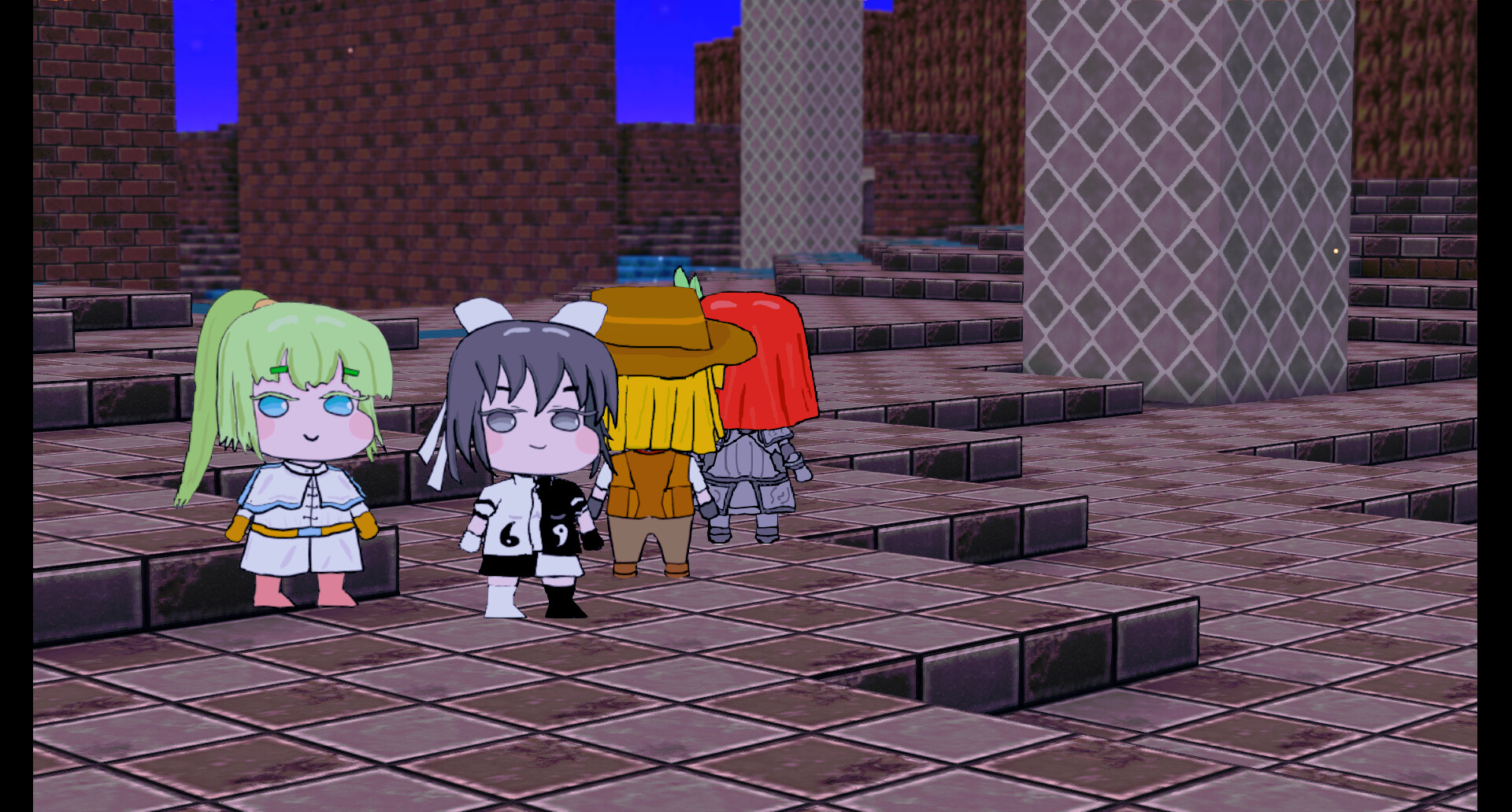 白貓冒險團的四位核心角色