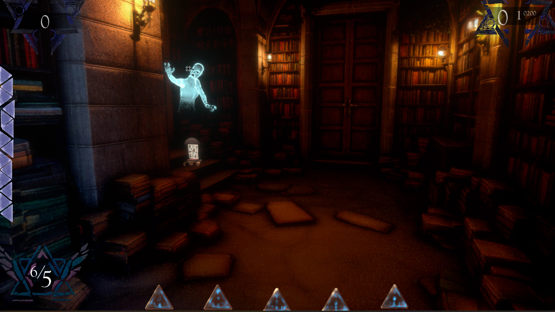 遊戲中的恐怖敵人特寫