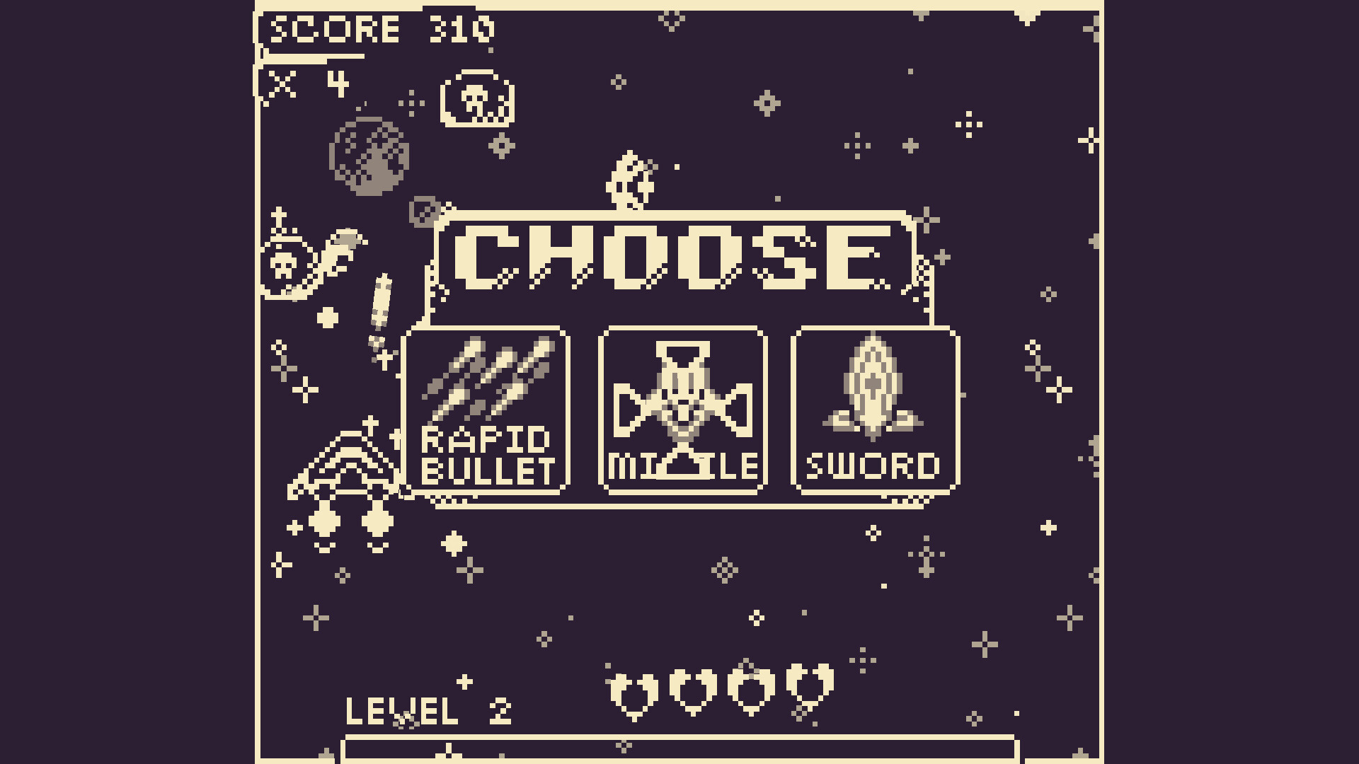 Xylon 遭遇巨大 Boss 的戰鬥畫面