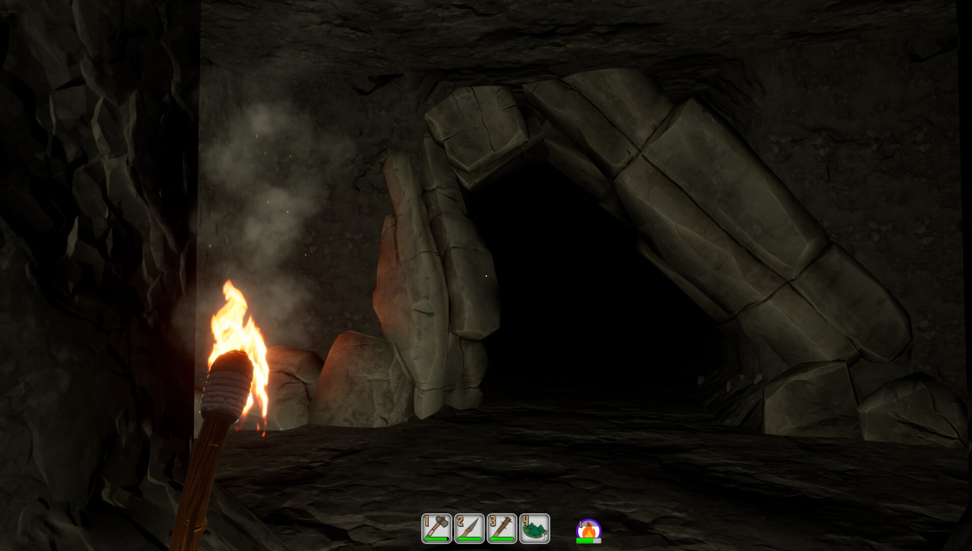 遊戲中廣闊而美麗的遠景,展示了未來可探索的區域。