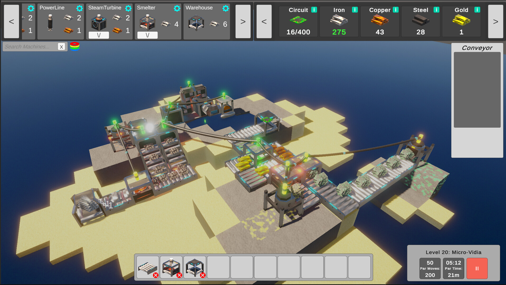 MicroMechanica Screenshot Layout