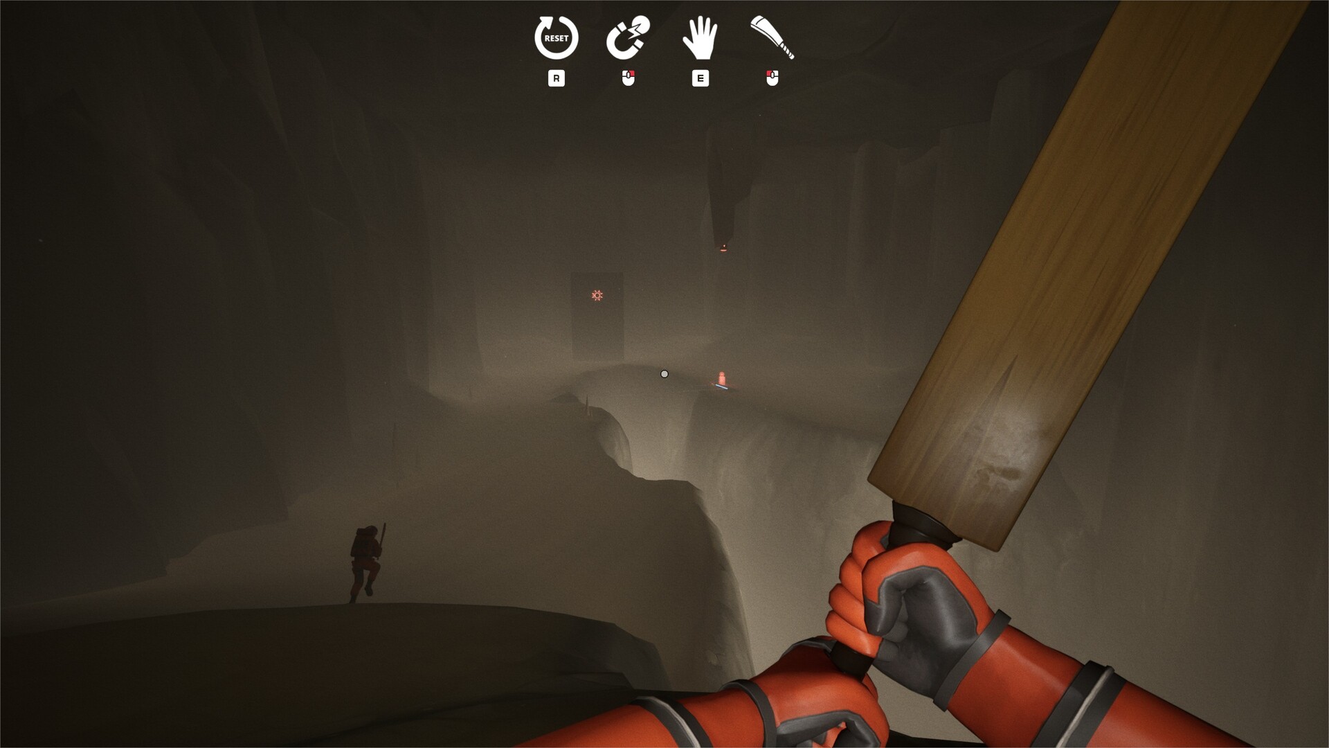 一個被紅色雷射網覆蓋的區域，玩家需要小心通過。