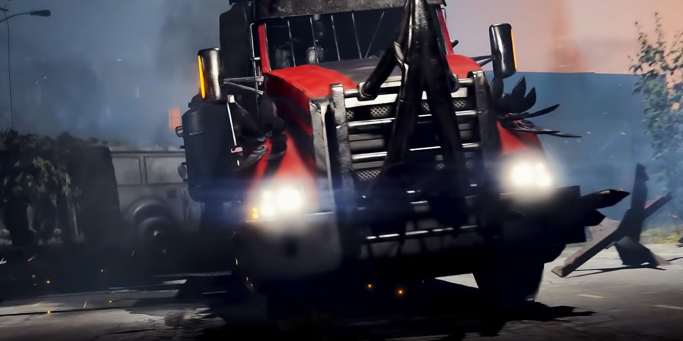 駕駛皮卡衝撞殭屍群