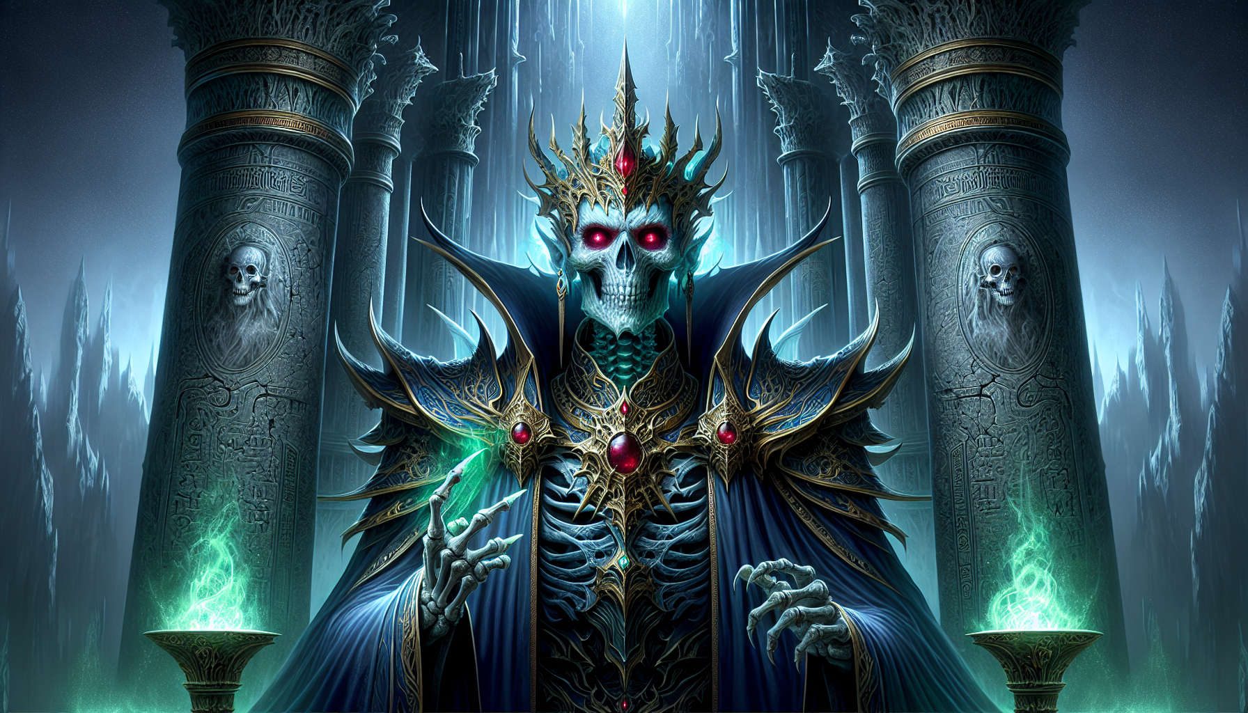 不死者君王安茲·烏爾·恭的冷冽威儀