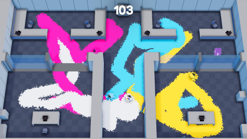 色彩繽紛的戰鬥場景