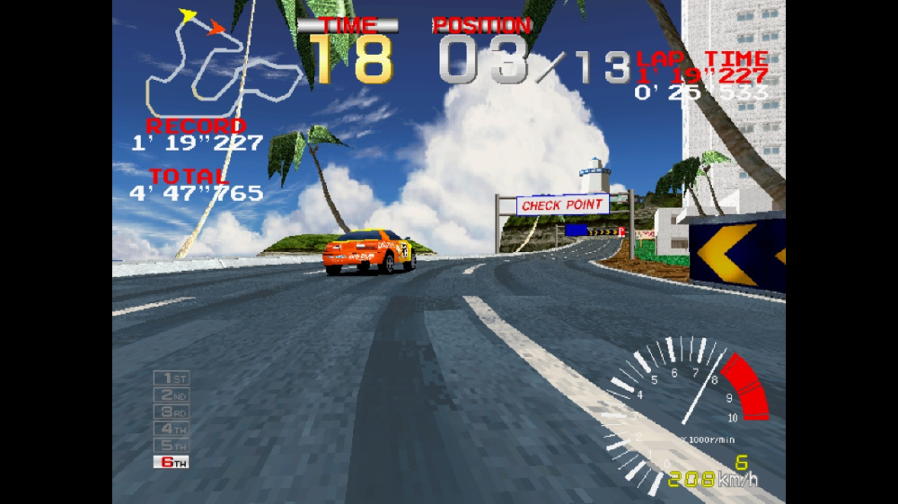 RIDGE RACER 經典賽車模型