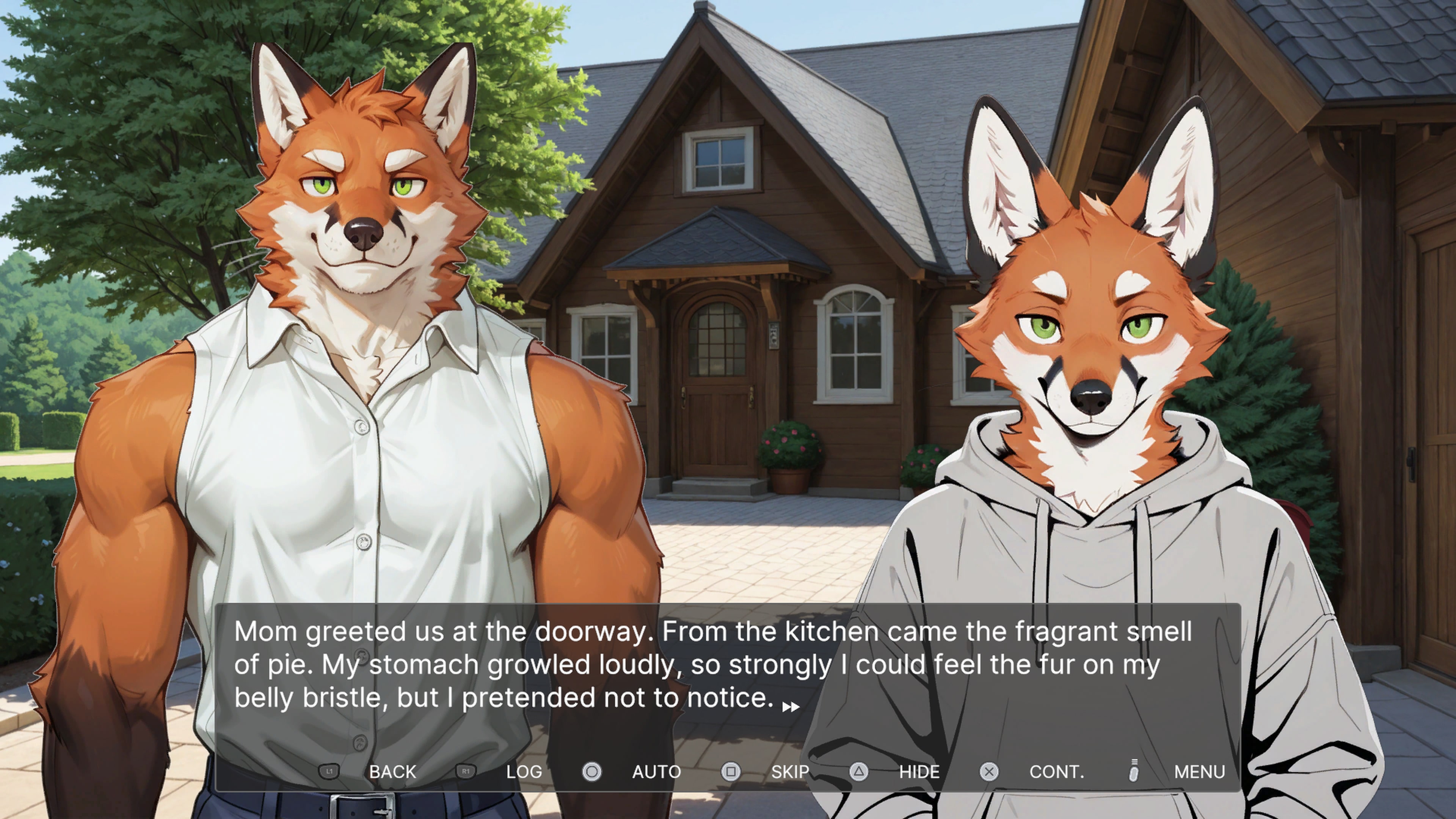 遊戲中的校園場景展示