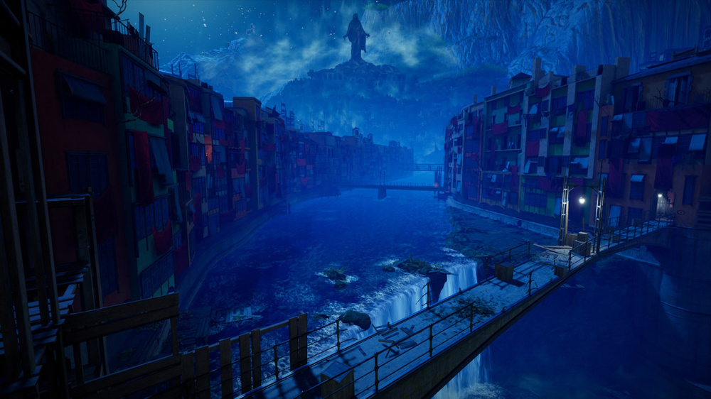 空無一人的地中海街道