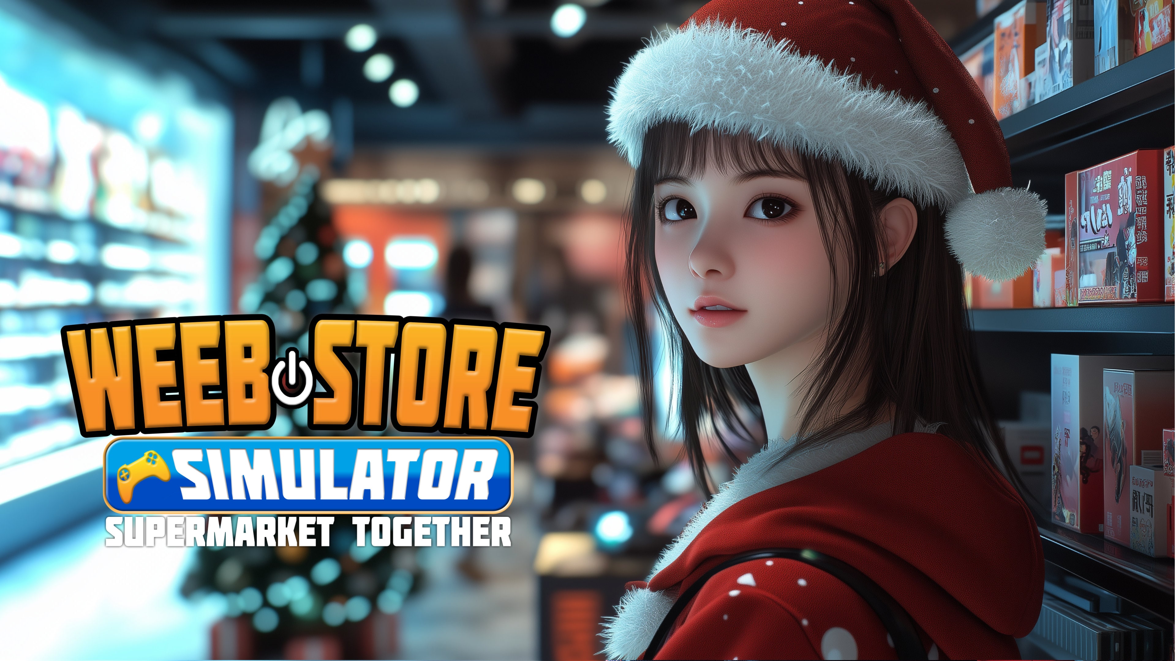 Weeb Store Simulator: Supermarket Together 遊戲主視覺圖