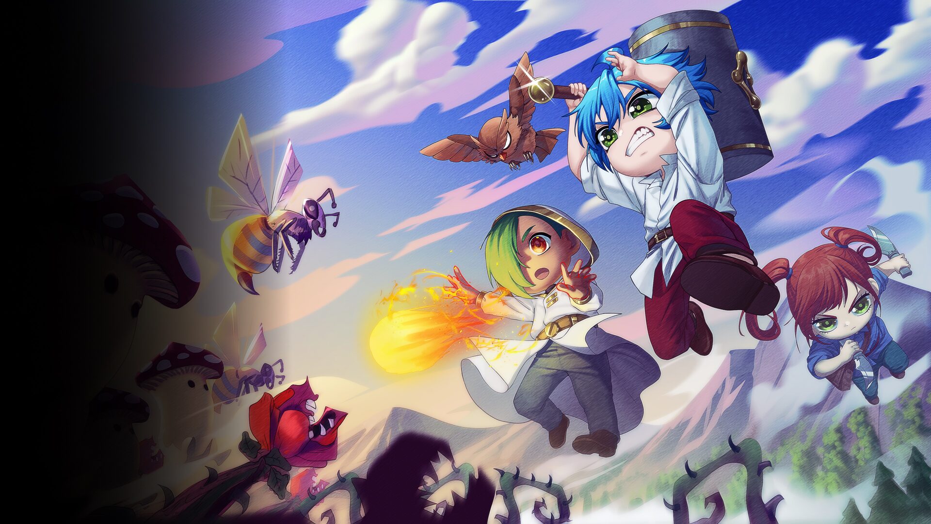 無盡之翼 Wings of Endless 絢麗的背景視覺