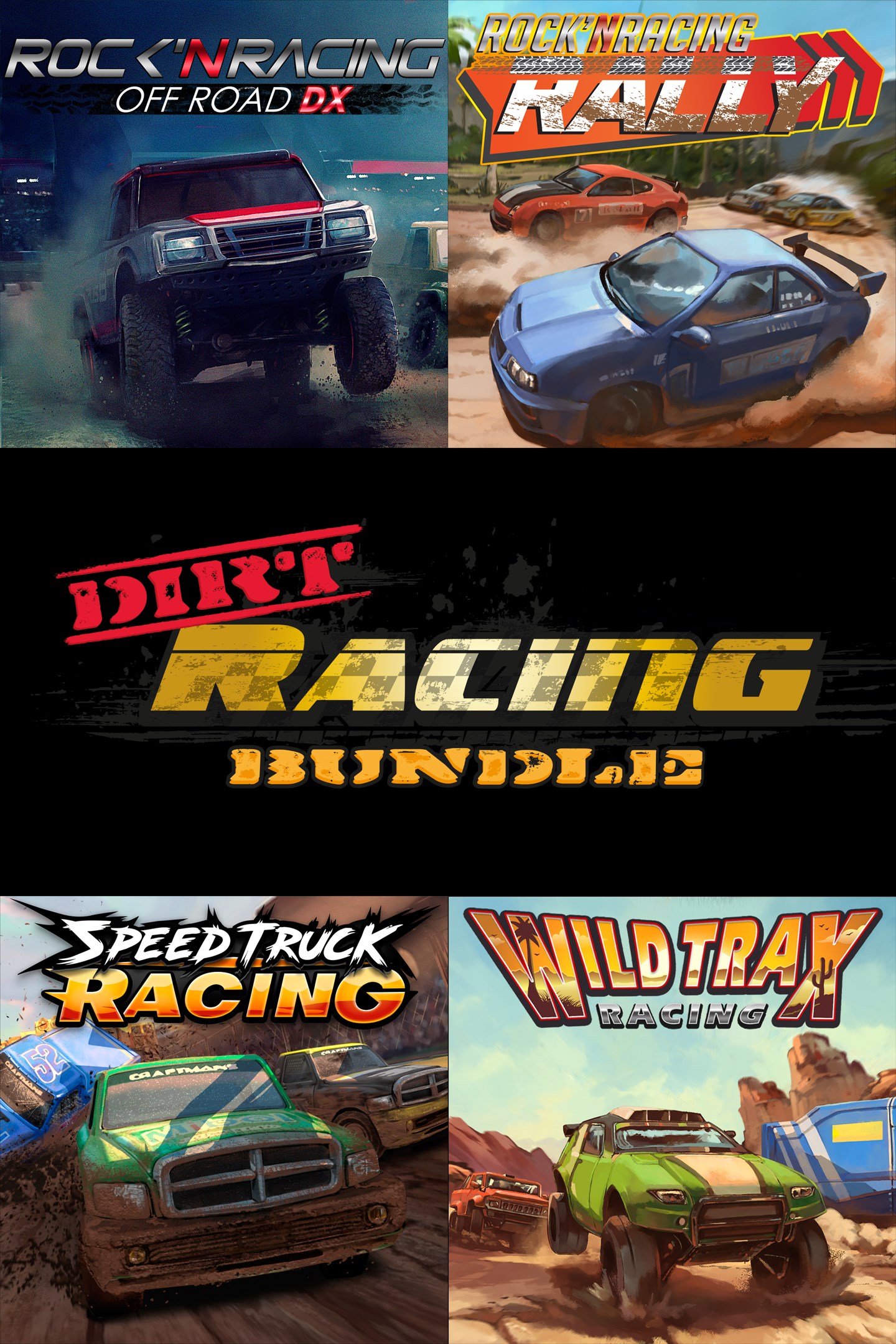 Dirt Racing Bundle 4 in 1 遊戲封面