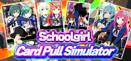 Schoolgirl Card Pull Simulator 遊戲主視覺