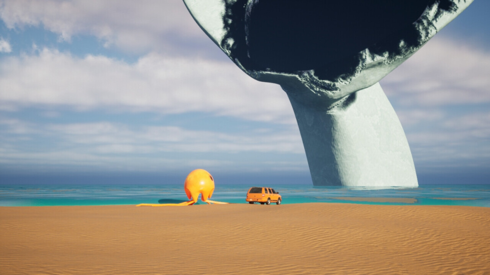 色彩鮮豔卻令人不安的場景