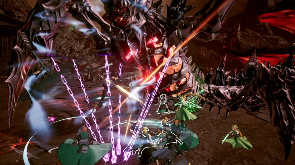 激烈的戰鬥畫面