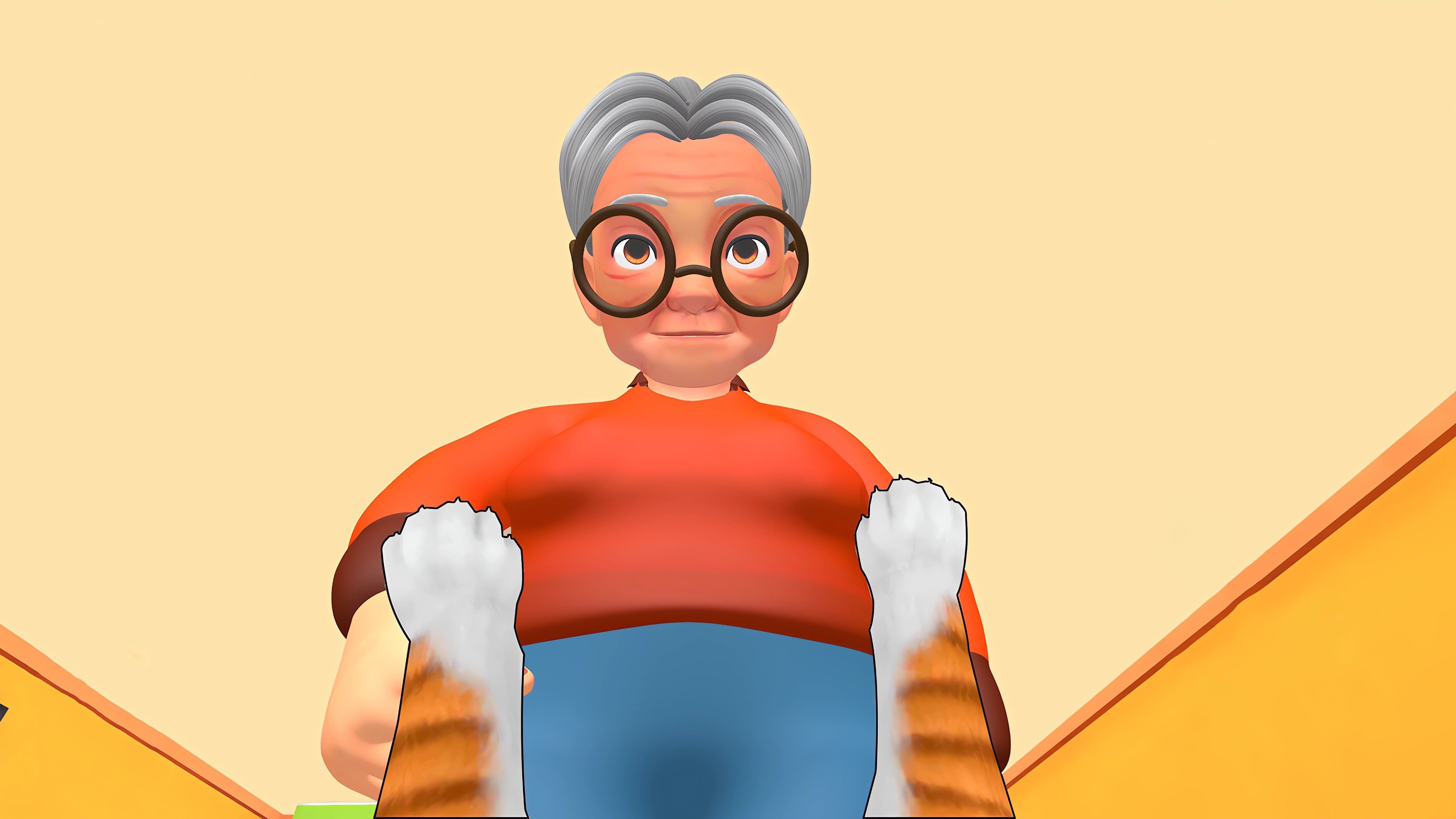 Angry Cat 遊戲結尾畫面