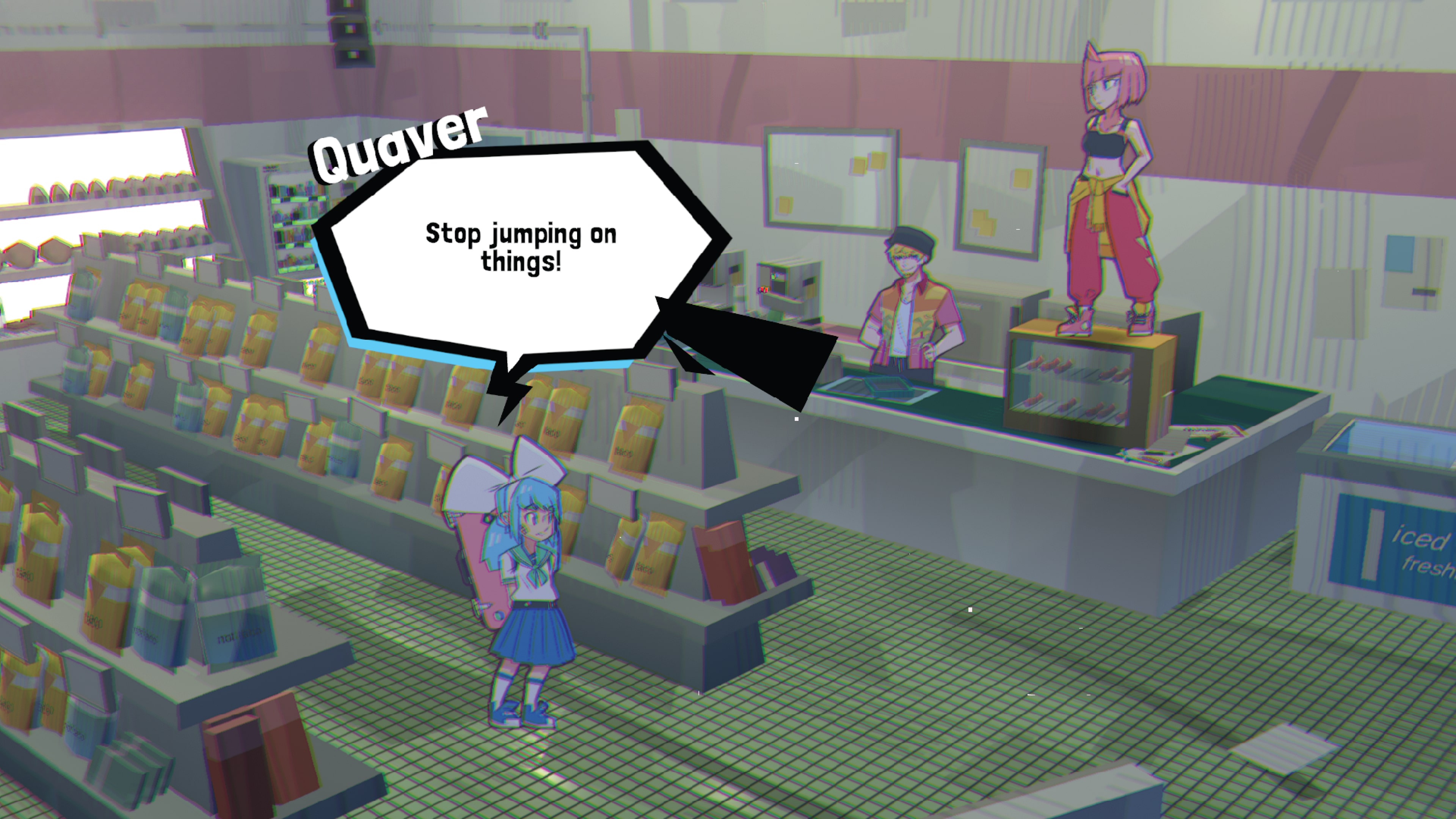 UNBEATABLE 激烈的節奏戰鬥畫面