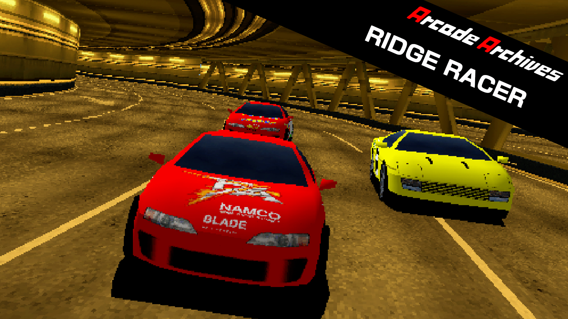 ARCADE ARCHIVES RIDGE RACER 主視覺圖