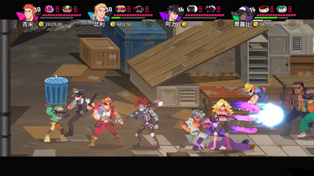 新加入的道場與NPC互動畫面